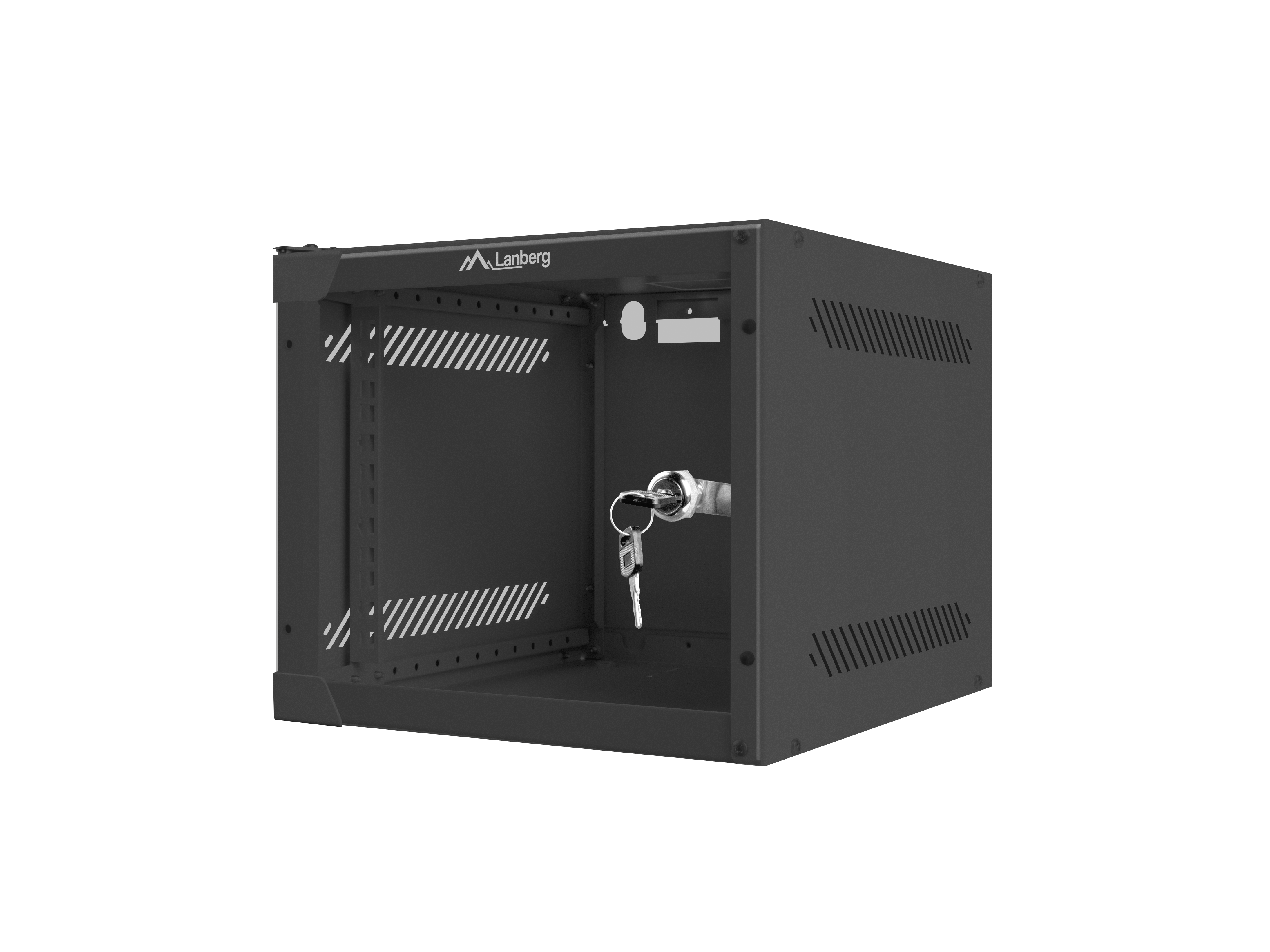 Lanberg WF10-2304-10B rack cabinet 4U Wall mounted rack Black