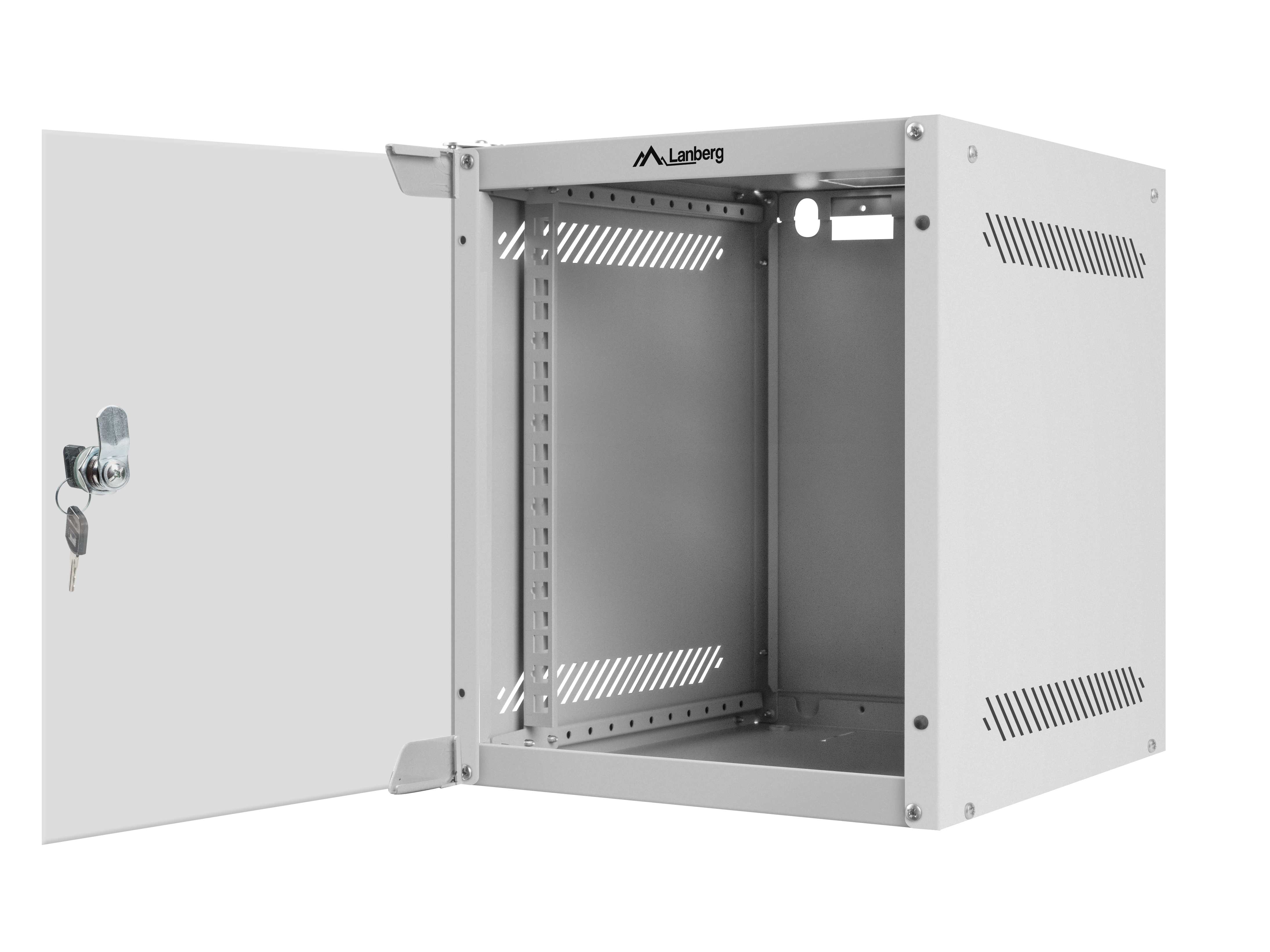 Lanberg WF10-2306-10S rack cabinet 6U Wall mounted rack Grey