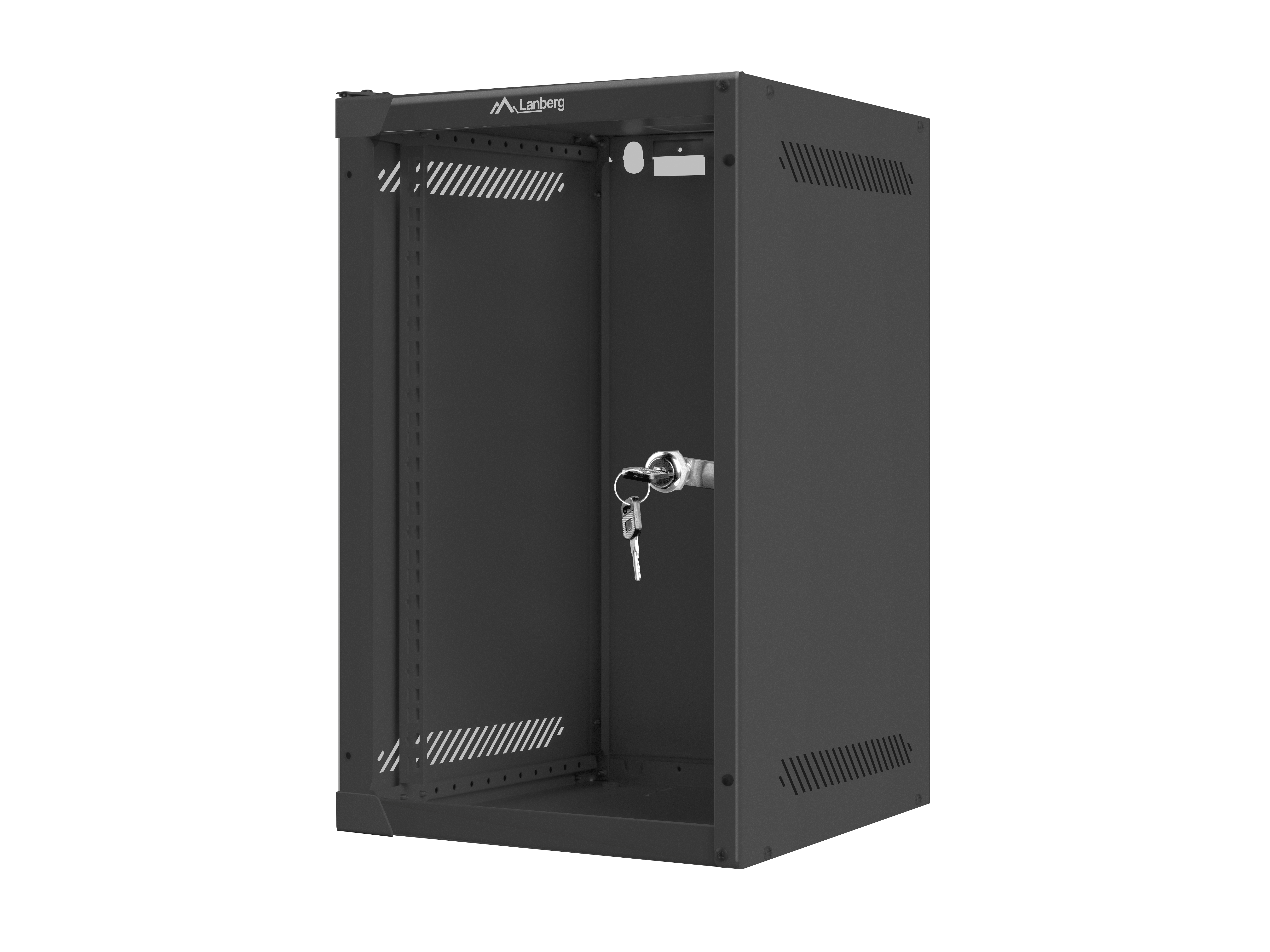 Lanberg WF10-2309-10B rack cabinet 9U Wall mounted rack Black
