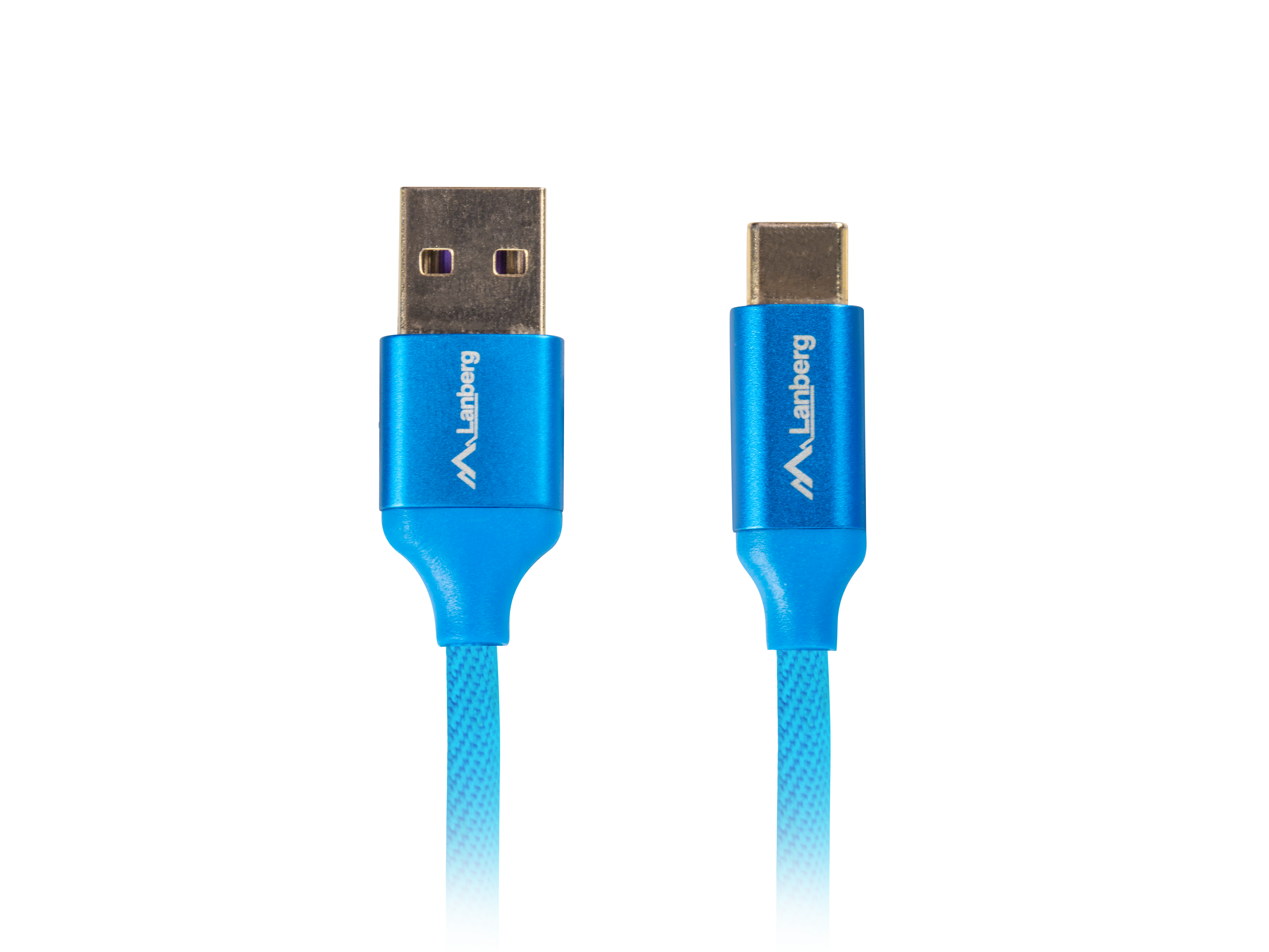 Lanberg CA-USBO-22CU-0005-BL USB cable USB 2.0 0.5 m USB A USB C Blue