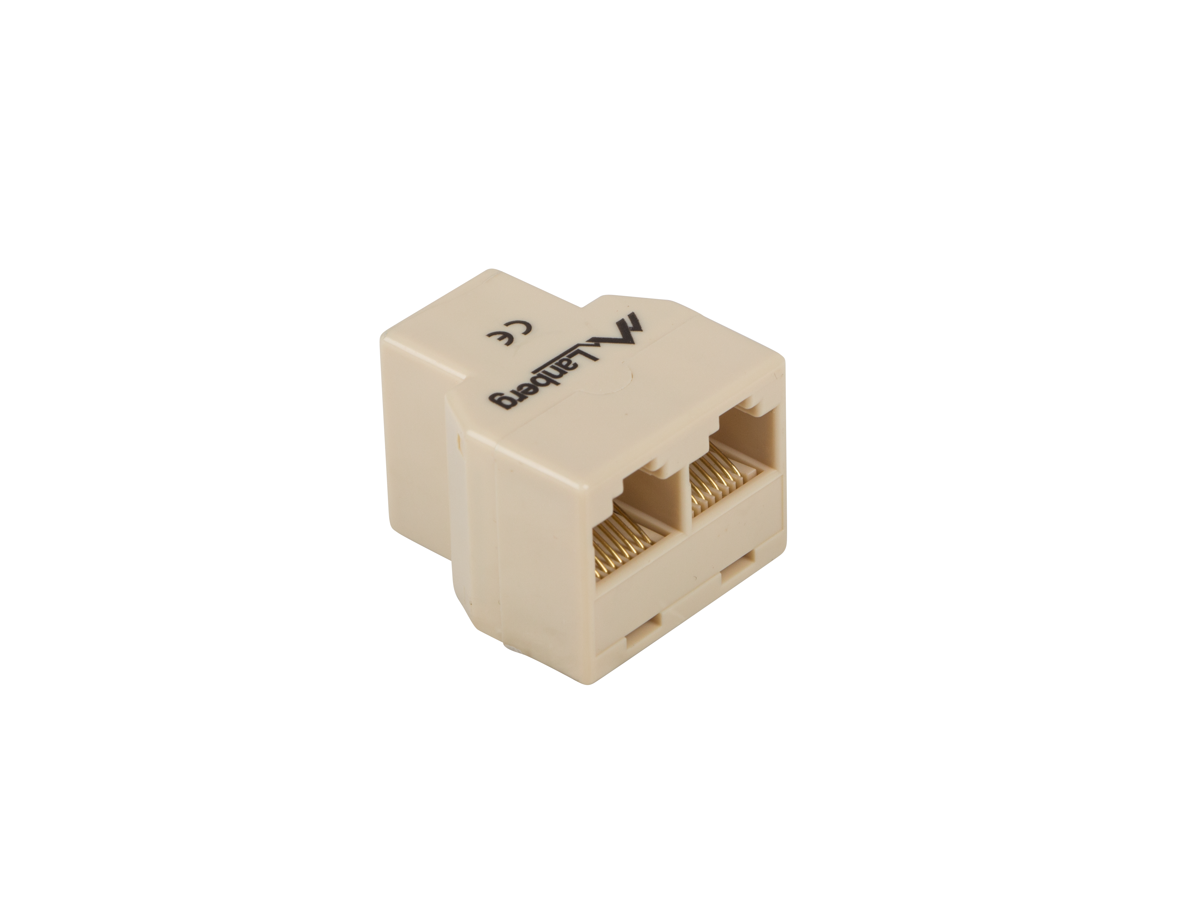 Lanberg AD-RJ45-2RJ45-OU network splitter Beige