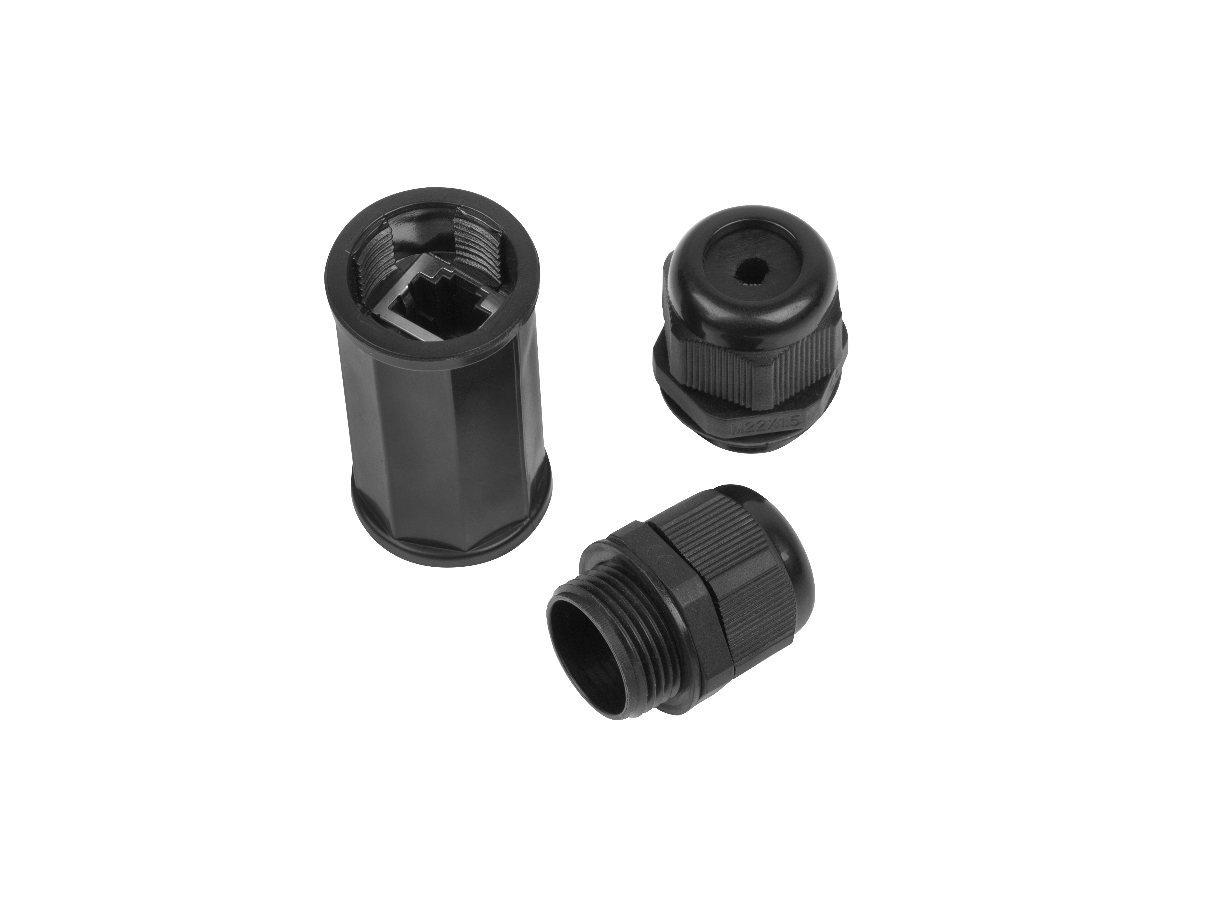 Lanberg AD-RJ45-OS6-IP67 cable gender changer RJ-45 Black