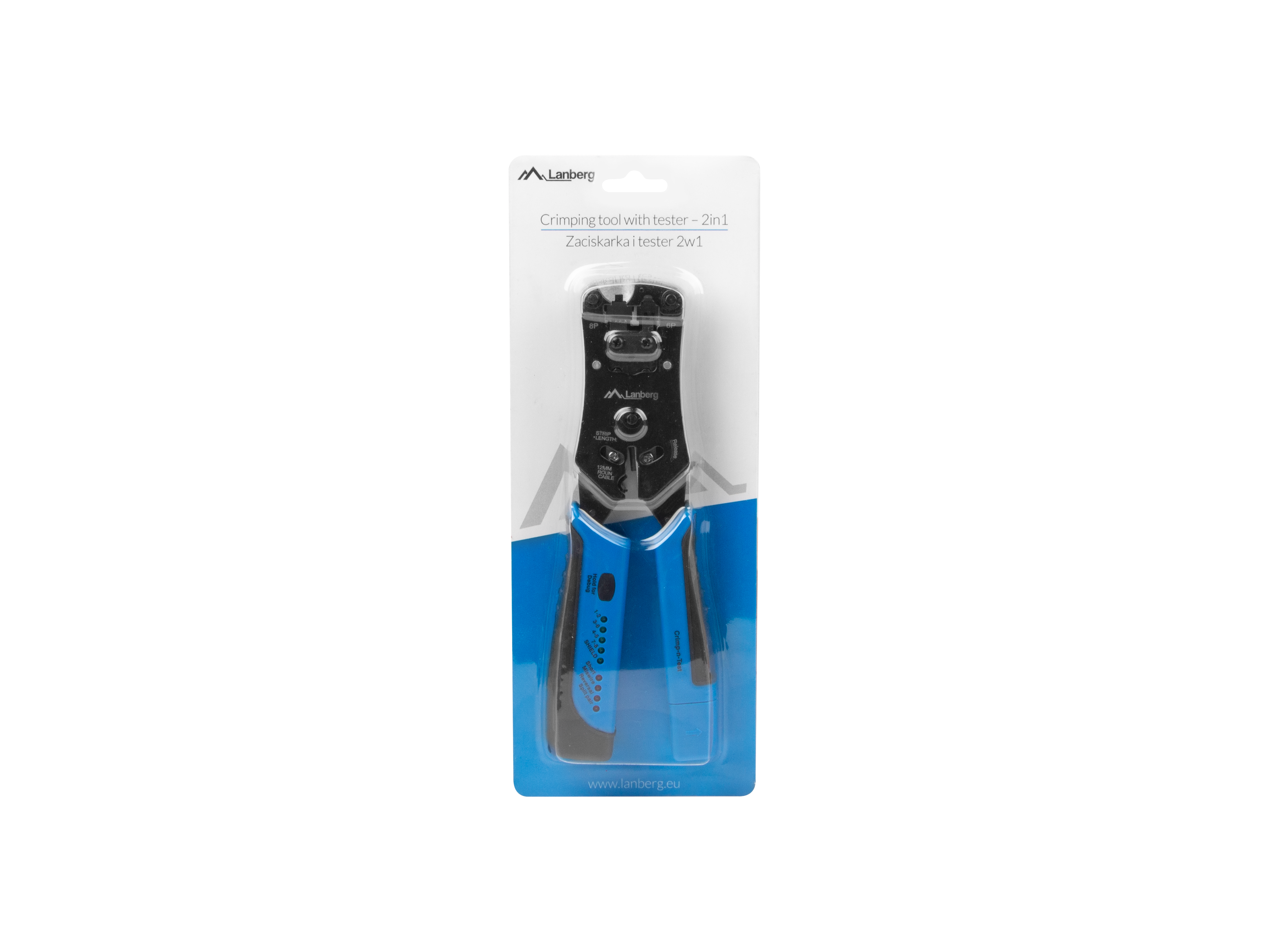 Lanberg NT-0203 RJ45/RJ12/RJ11 Crimping Tool