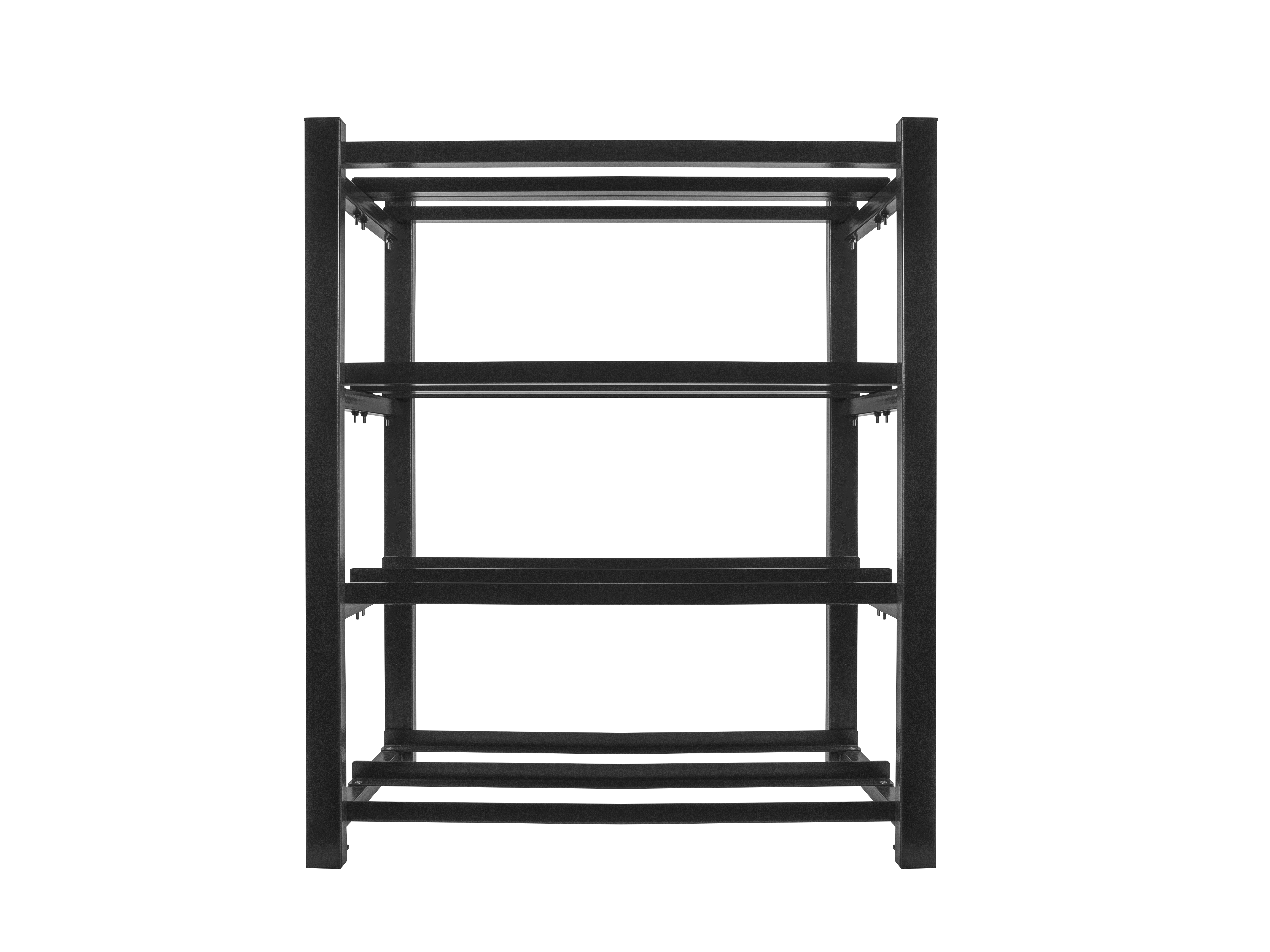 Battery frame for UPS 830x454 2 rows 4 levels 8 shelves black flat pack