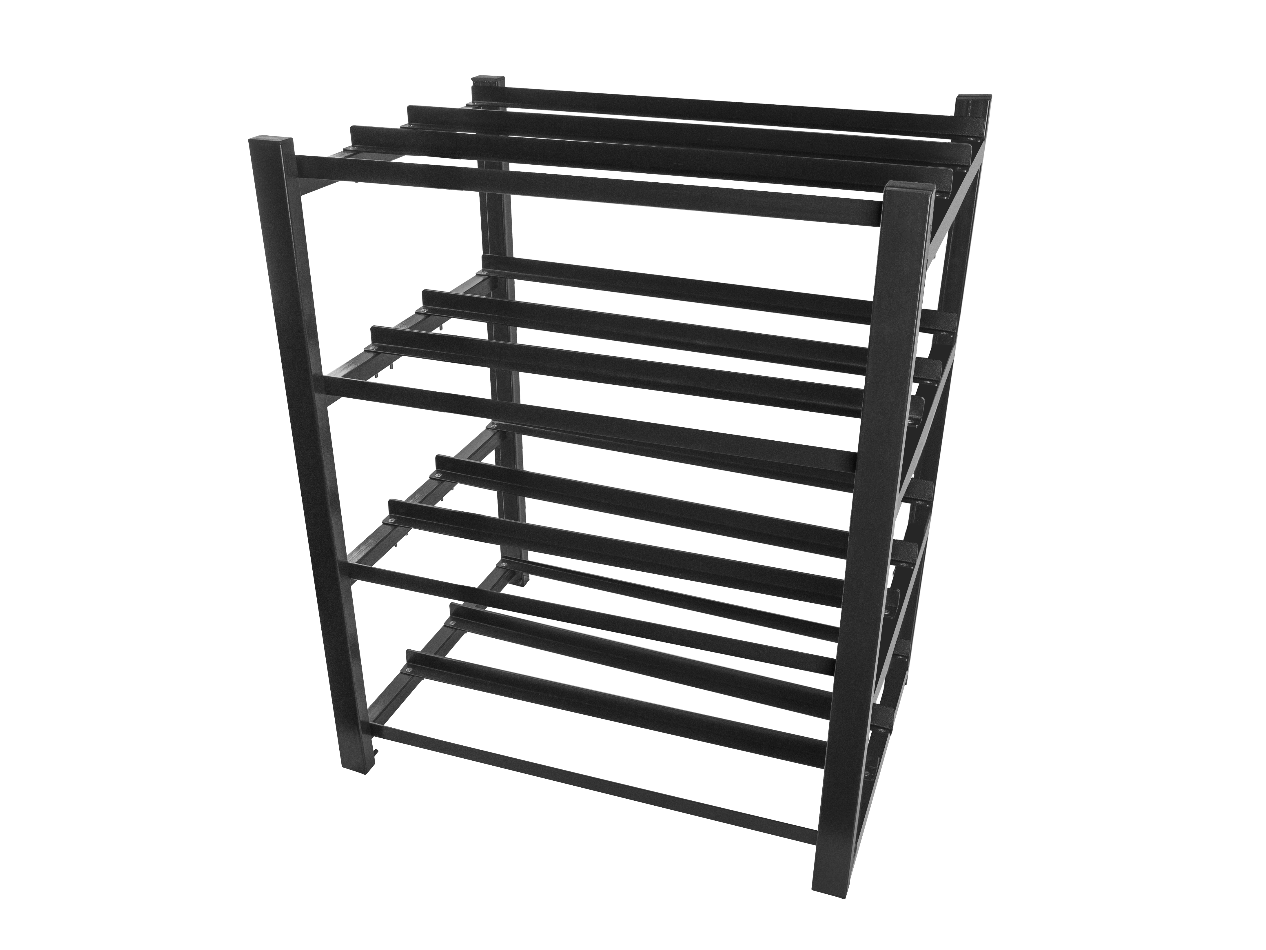 Lanberg battery rack for UPS 830x650 3 rows 4 levels (12 shelves) black Lanberg (flat pack)