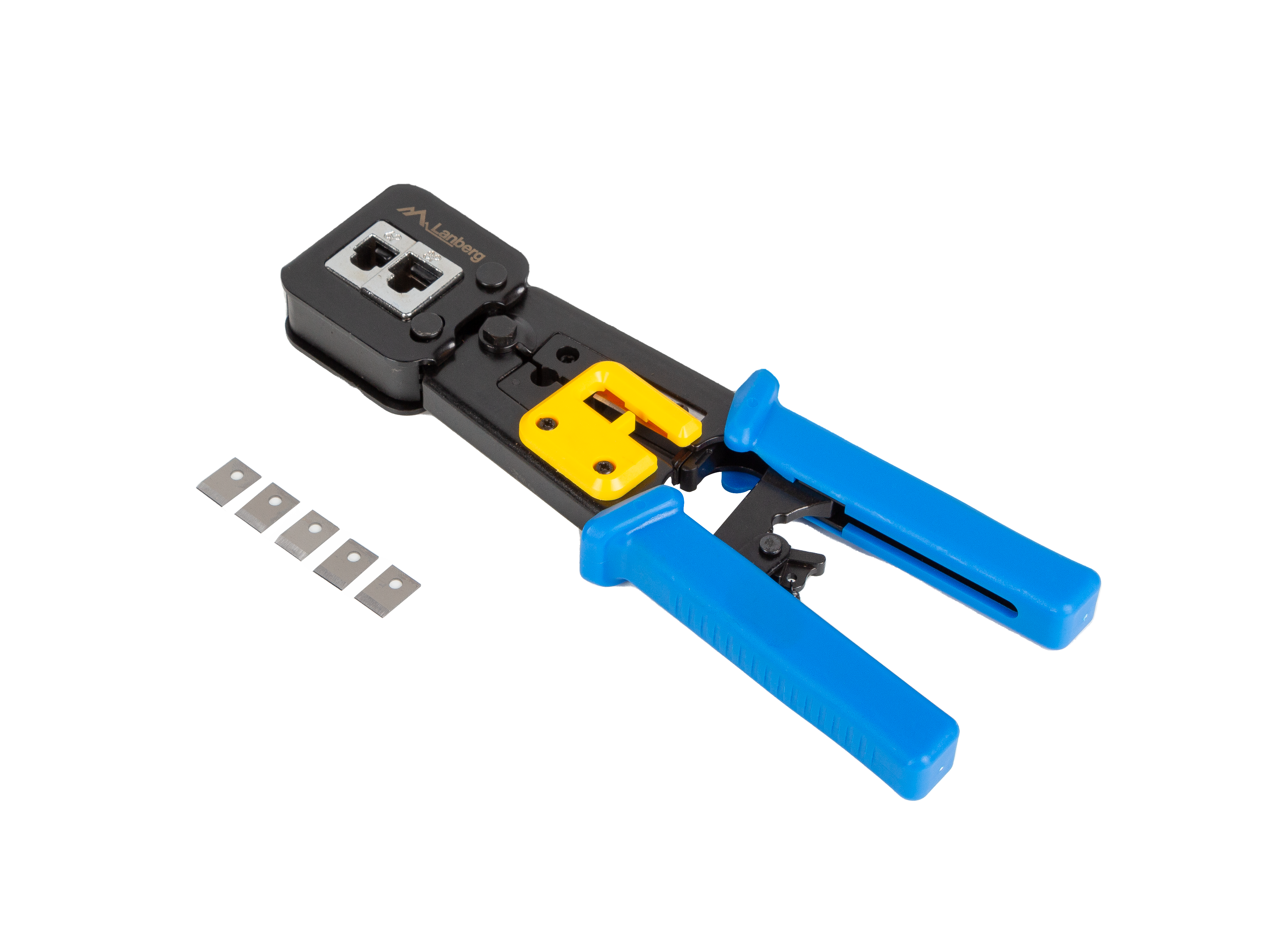 Lanberg RJ45 RJ12 RJ11 Crimp Tool For Through-Out Plugs