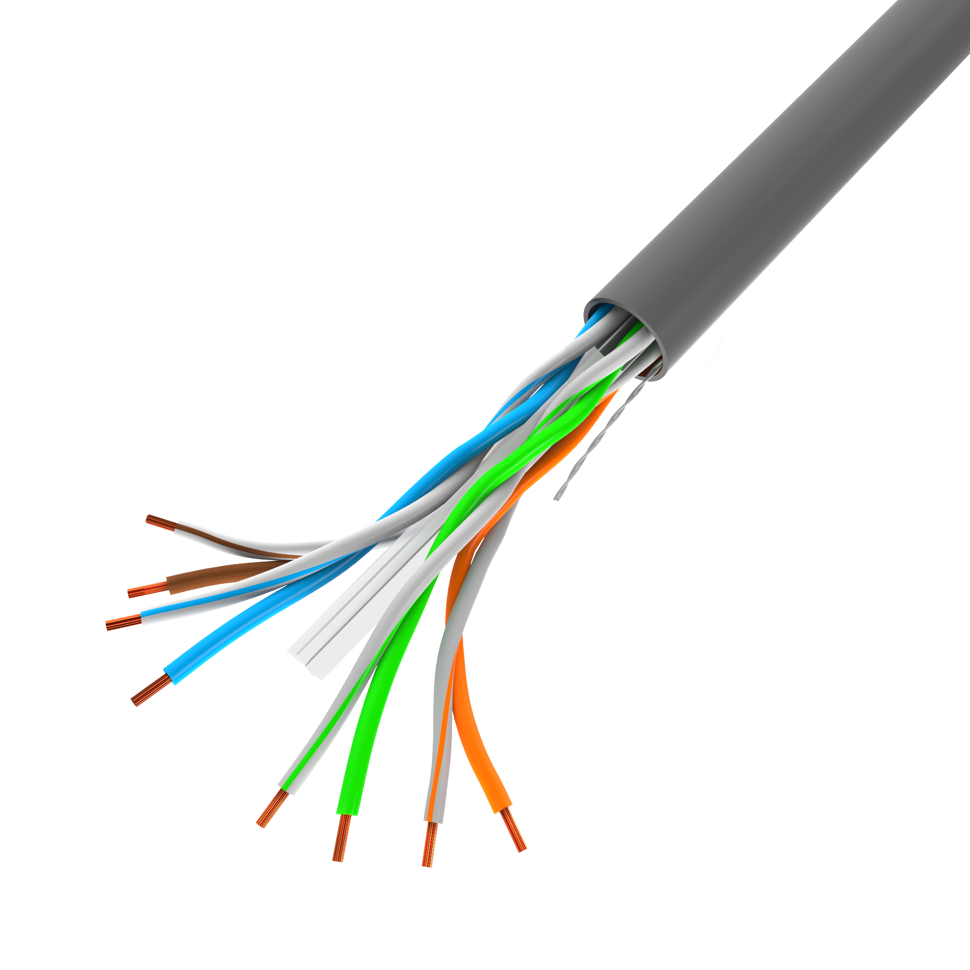 Lanberg LCU6-12CU-0305-S networking cable Grey 305 m Cat6 U/UTP (UTP)