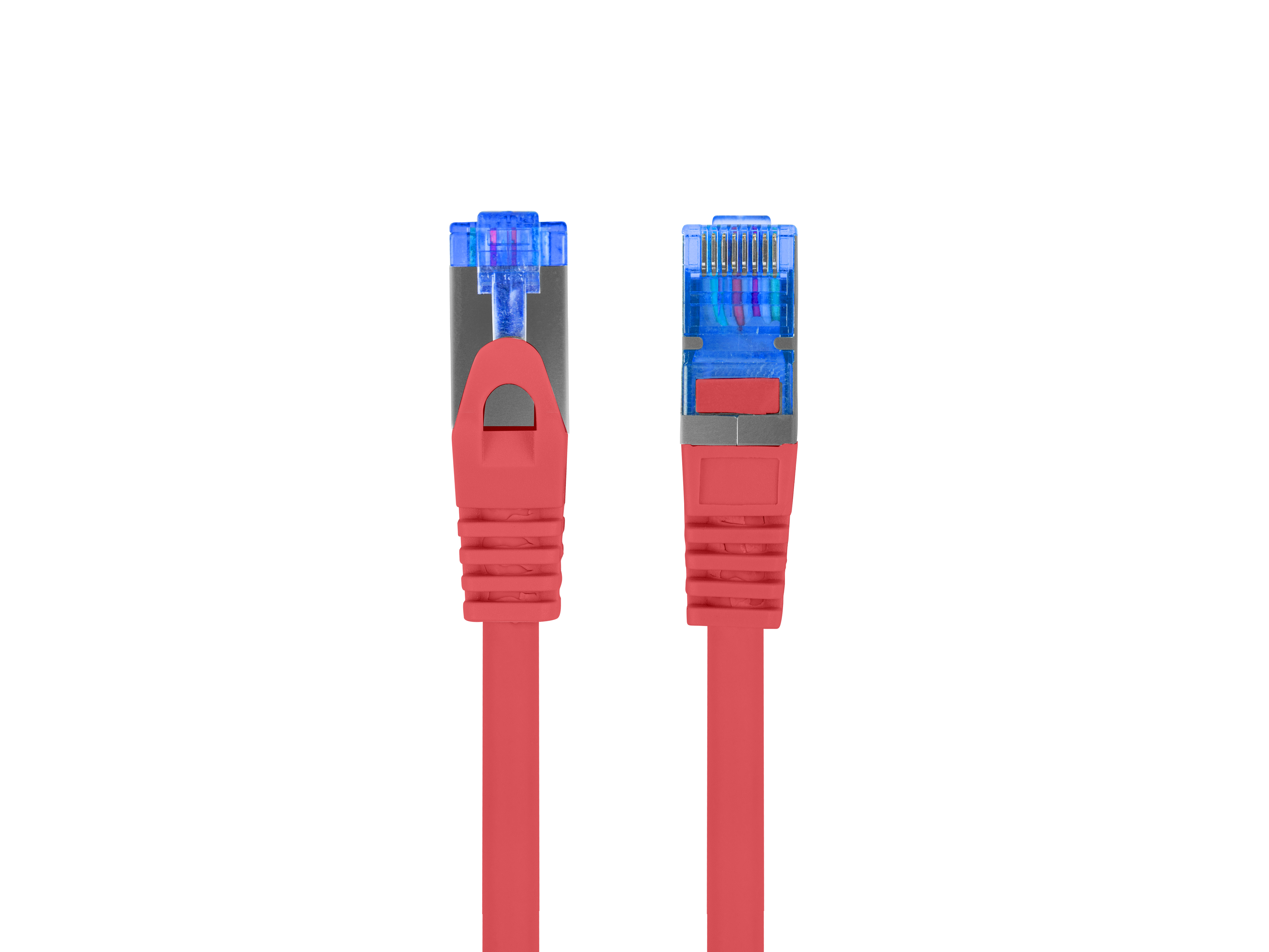 Lanberg PCF6A-10CC networking cable Red 0.5 m Cat6a S/FTP (S-STP)