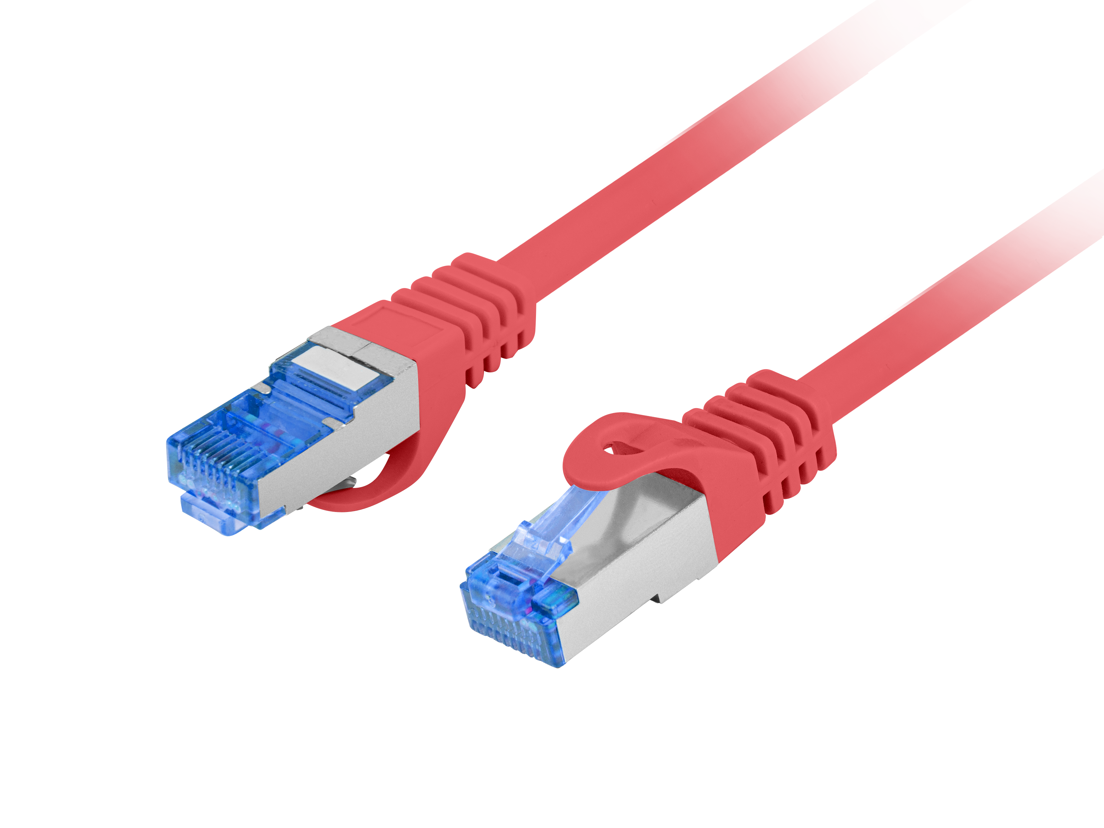 Lanberg PCF6A-10CC networking cable Red 1 m Cat6a S/FTP (S-STP)