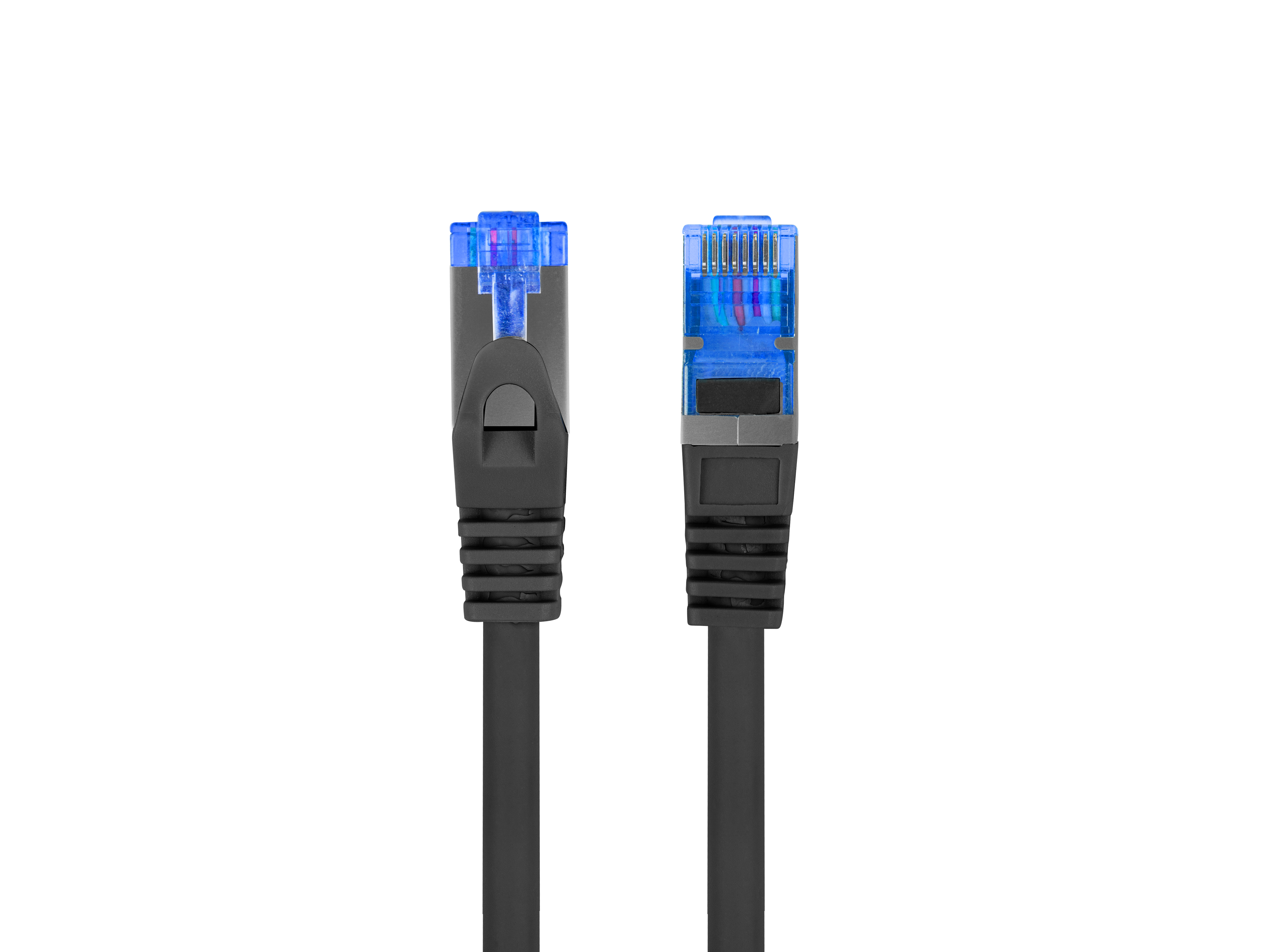 Lanberg PCF6A-10CC networking cable Black 10 m Cat6a S/FTP (S-STP)