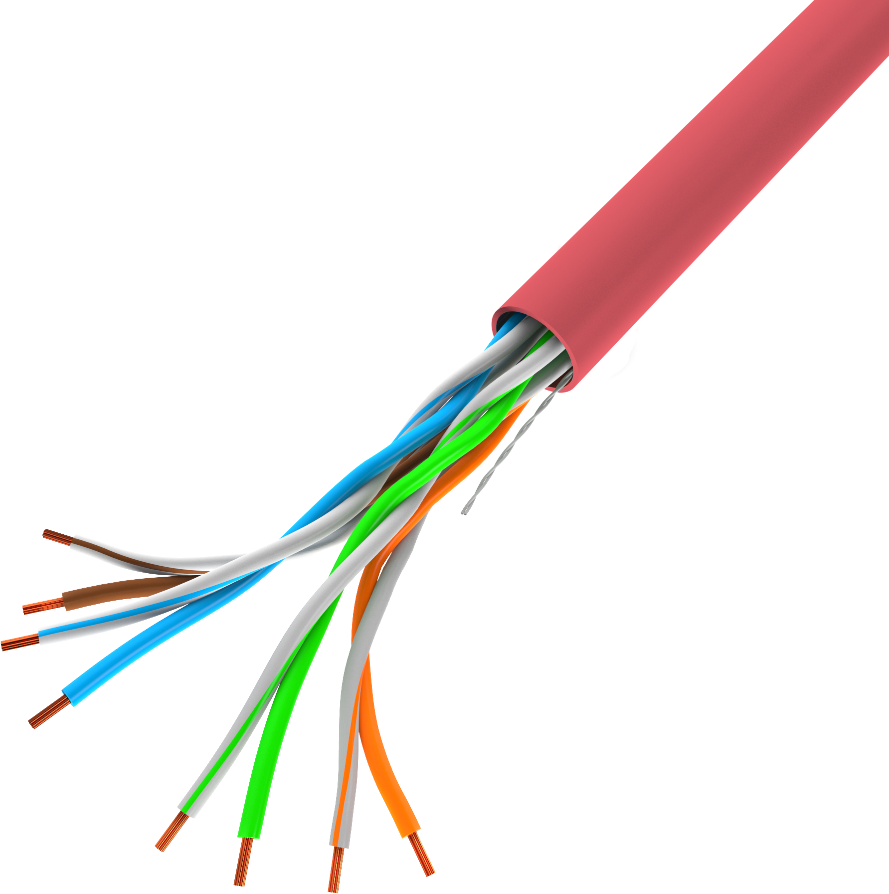 Lanberg LCU5-12CU-0305-R networking cable Red 305 m Cat5e U/UTP (UTP)