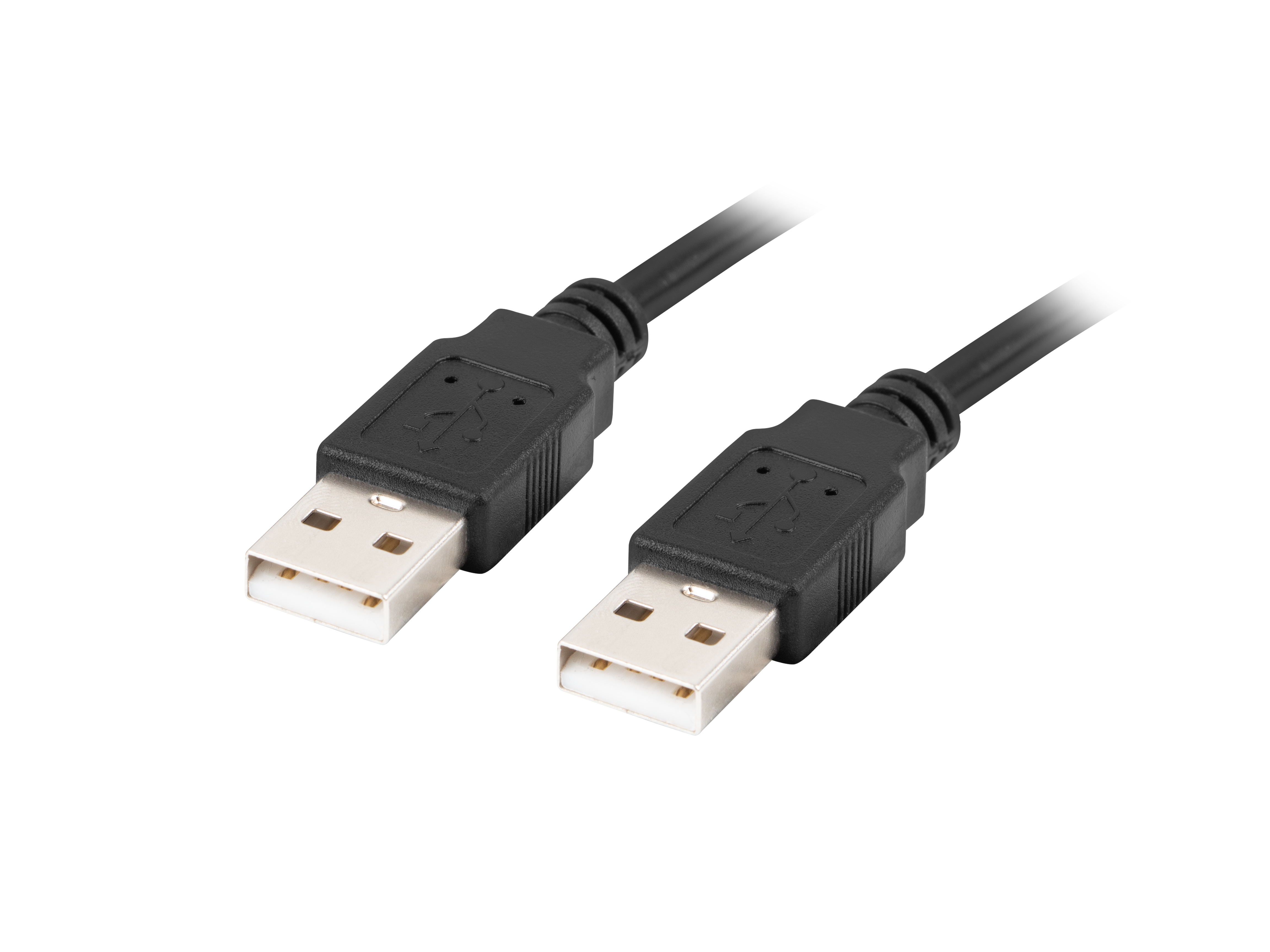 Lanberg CA-USBA-20CU-0018-BK USB cable USB 2.0 1.8 m 0.48 Gbit/s Black