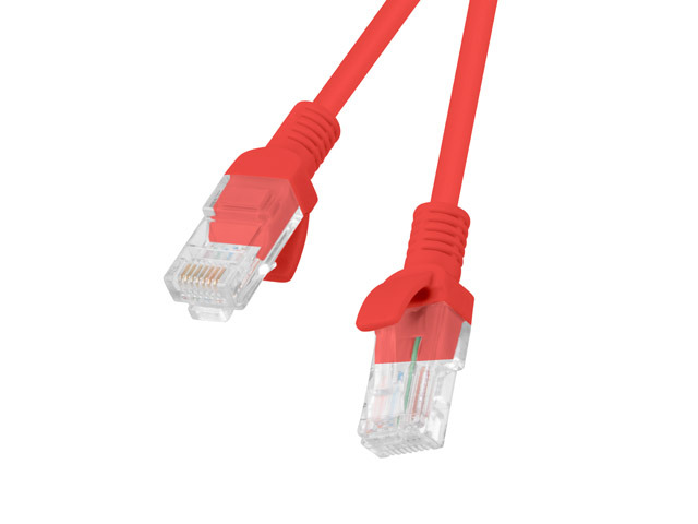 Lanberg PCU5-10CC-3000-R networking cable Red 30 m Cat5e U/UTP (UTP)