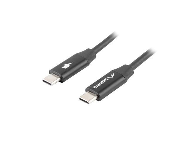 LANBERG USB-C M/M USB2 Kabel 1,0m QUICK CHARGE 4.0 schwarz