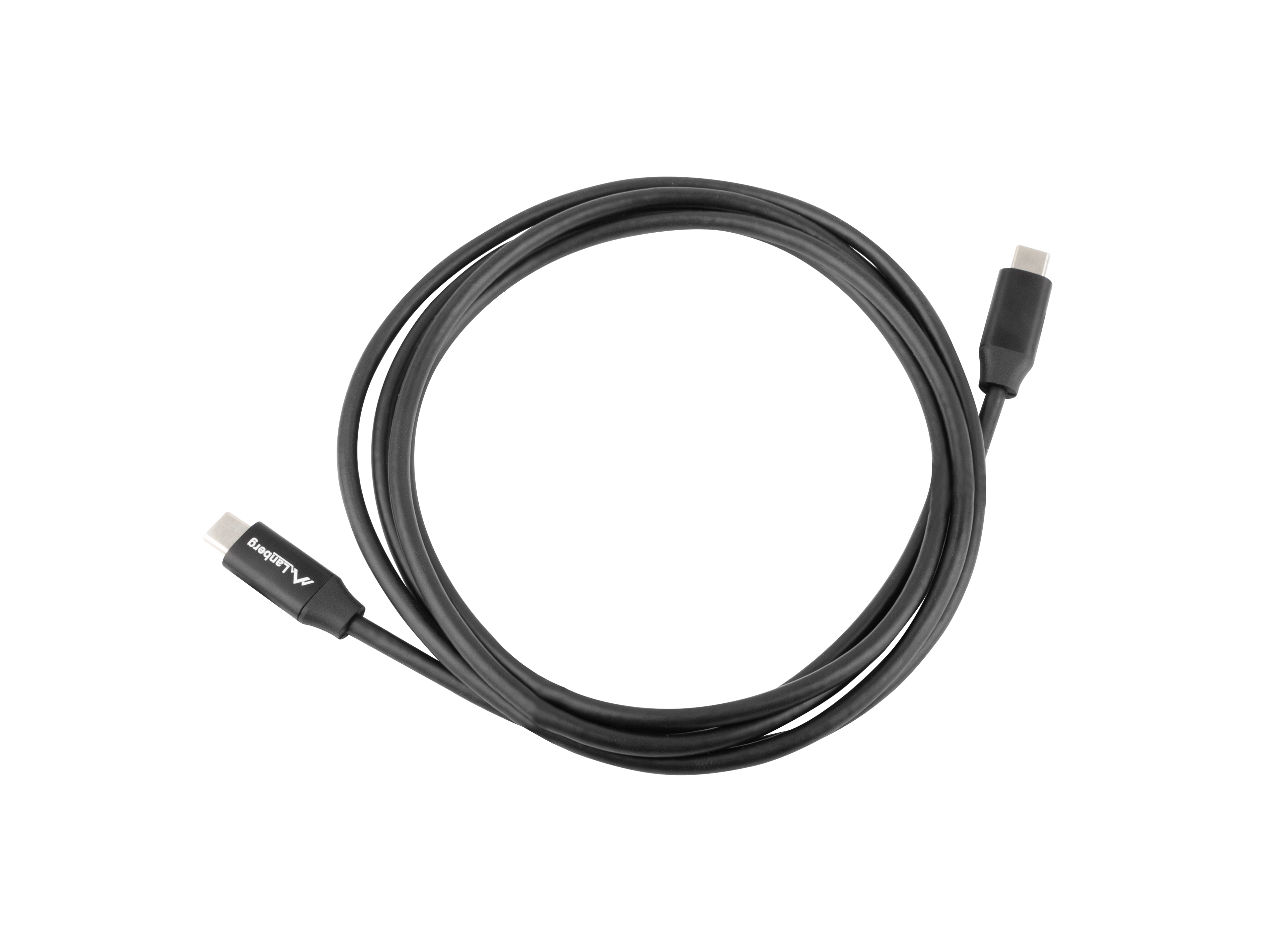 Lanberg CA-CMCM-40CU-0010-BK USB cable USB 2.0 1 m USB C 0.48 Gbit/s Black