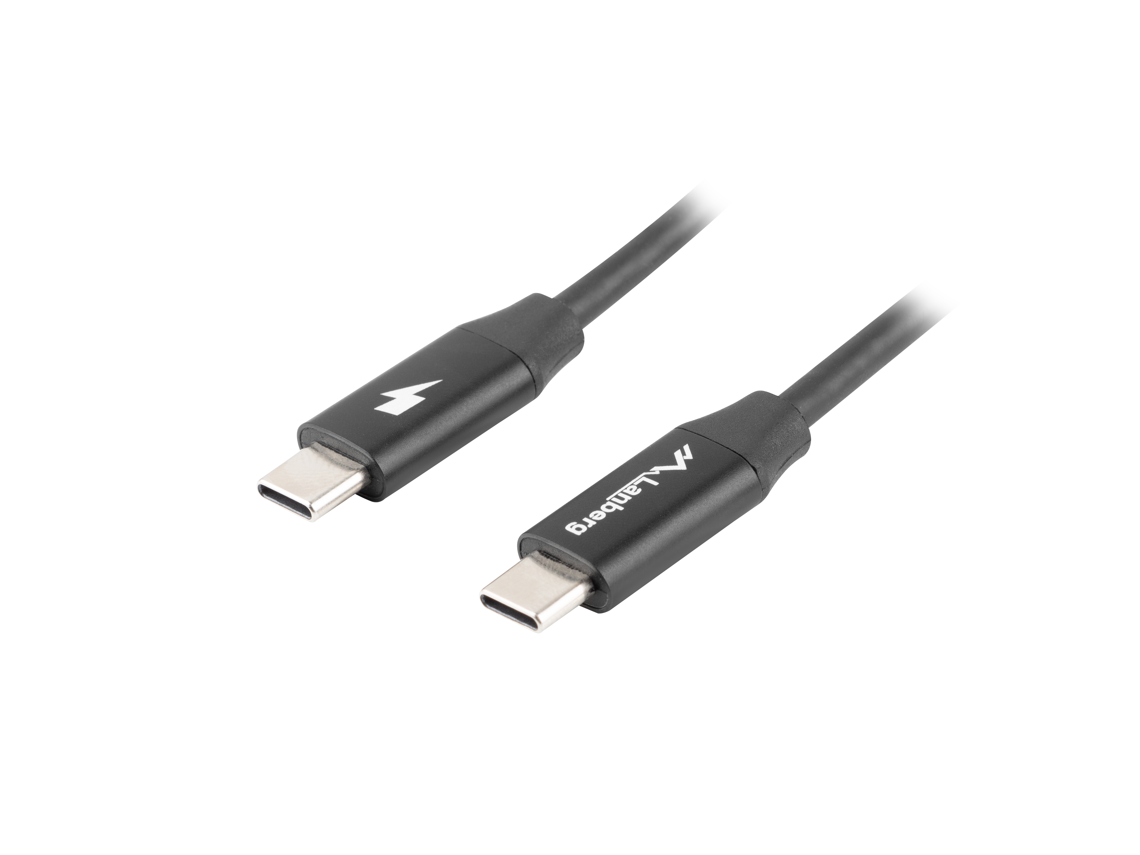 Lanberg CA-CMCM-40CU-0018-BK USB cable USB 2.0 1.8 m USB C 0.48 Gbit/s 60 W Black