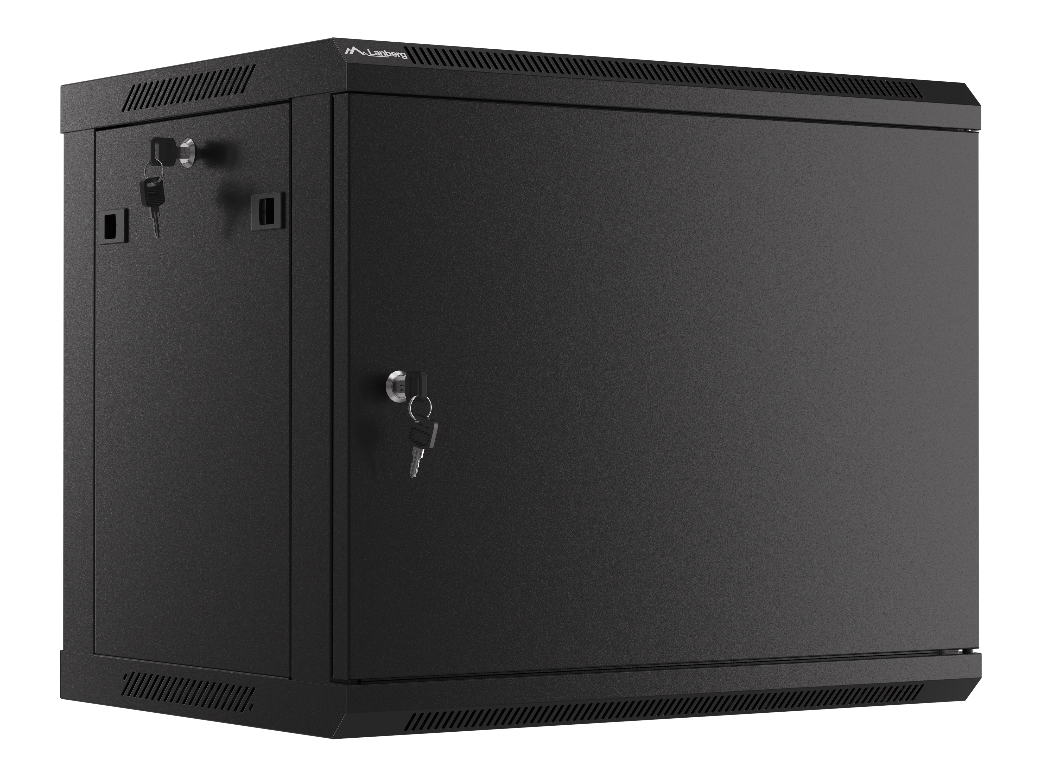 Lanberg WF01-6409-00B rack cabinet 9U Wall mounted rack Black