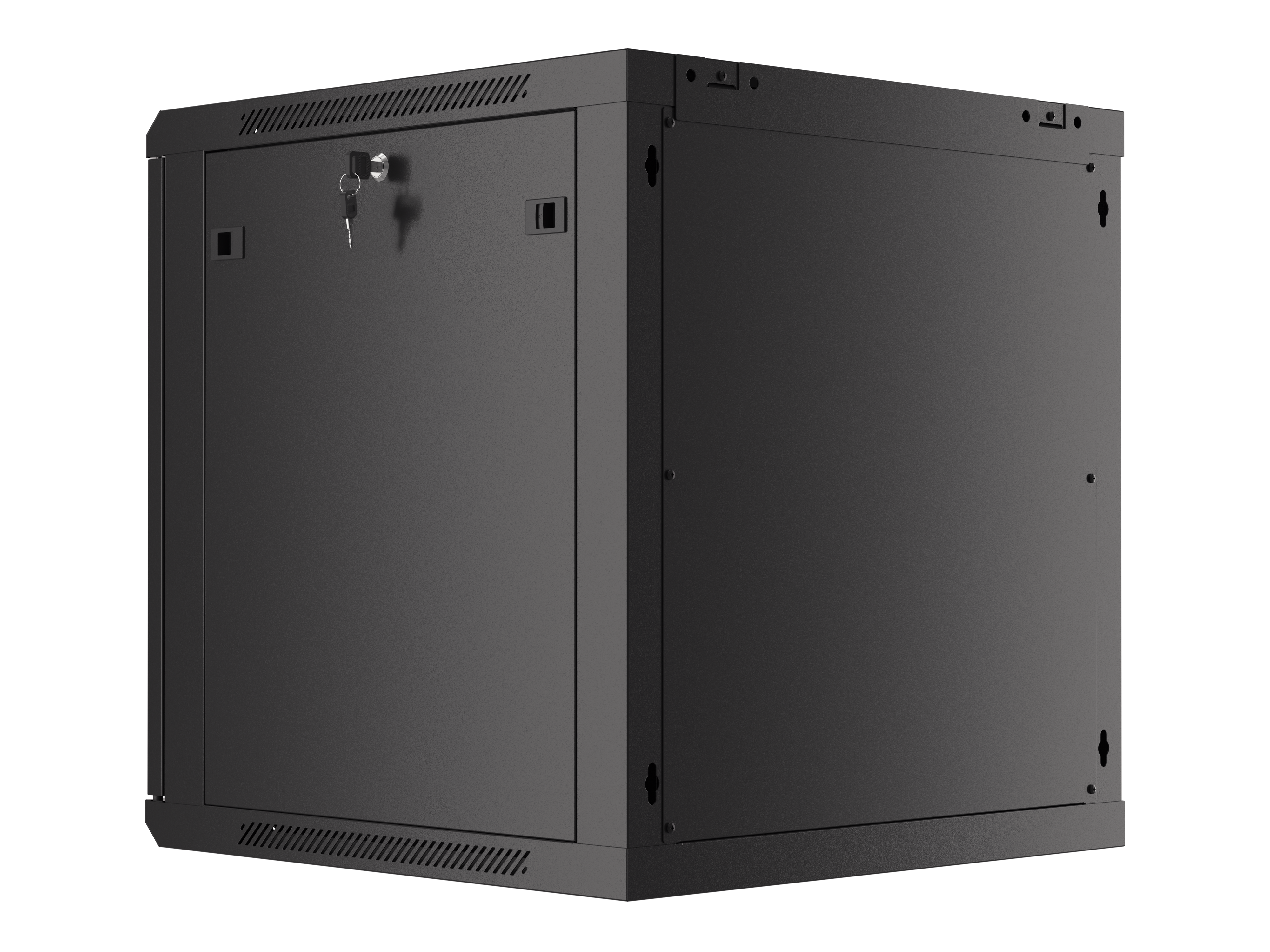 Lanberg WF01-6612-00B rack cabinet 12U Wall mounted rack Black
