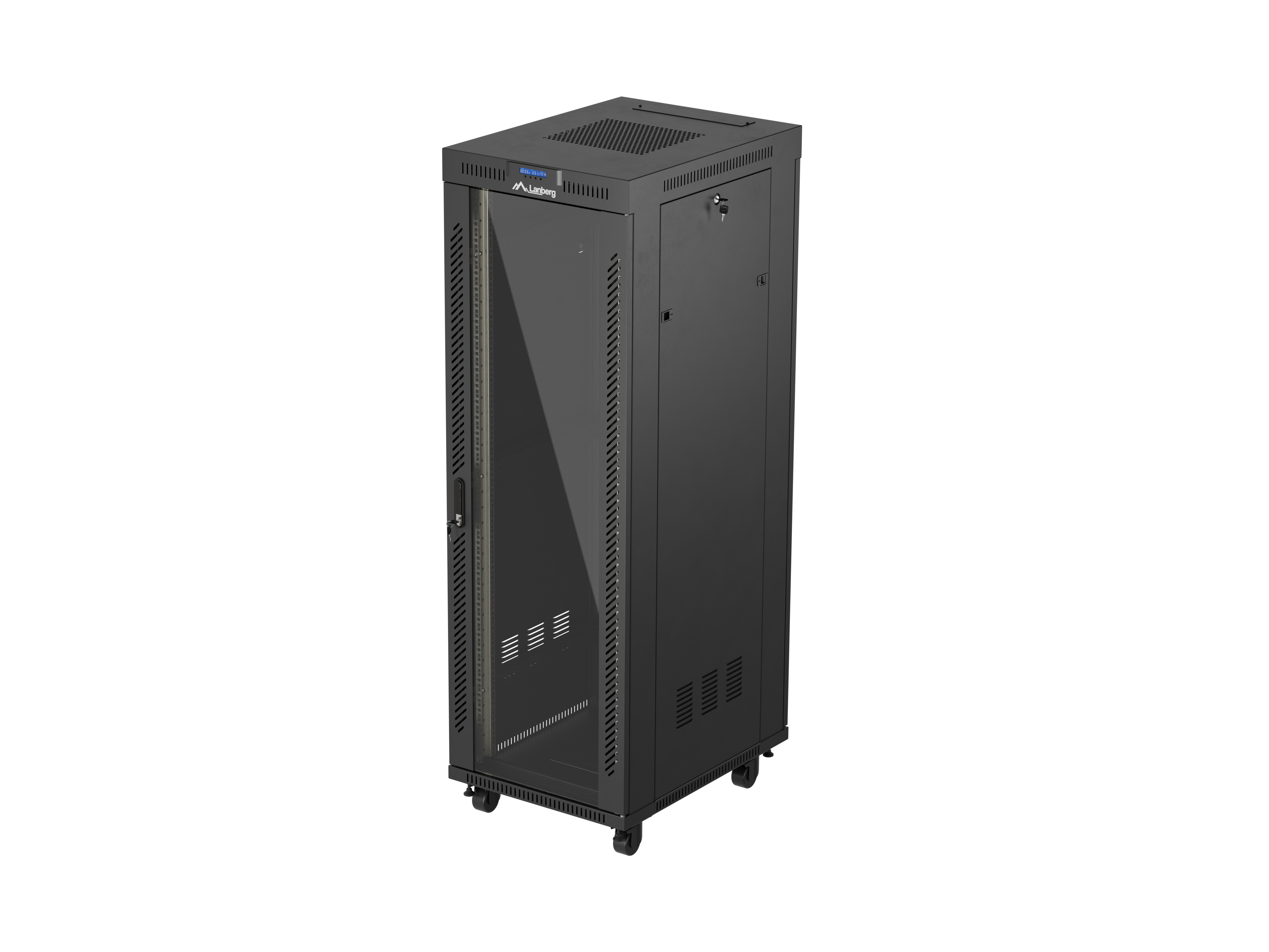 Lanberg FF01-6837-12BL rack cabinet 37U Freestanding rack Black