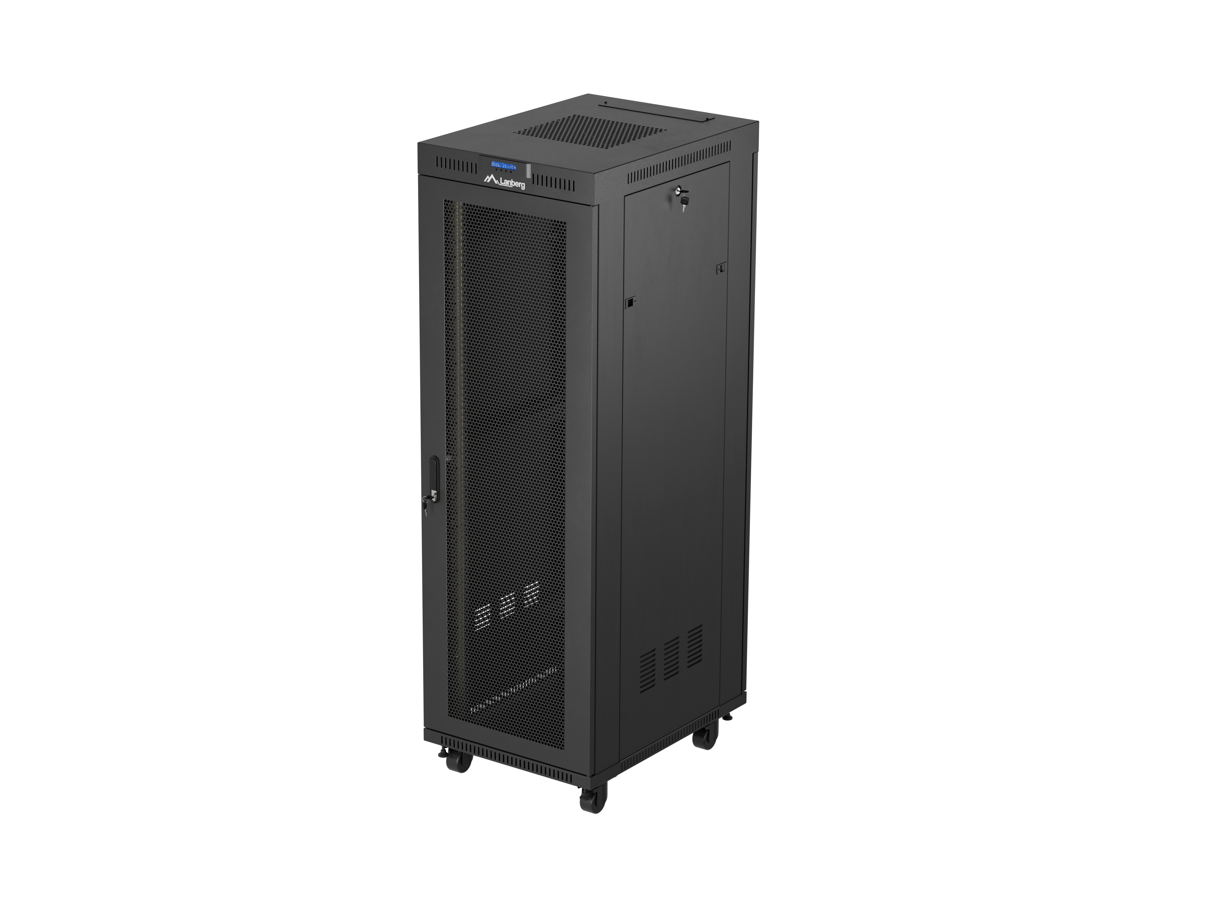 LANBERG FREE STANDING 19 RACK CABINET 37U 600x800 BLACK