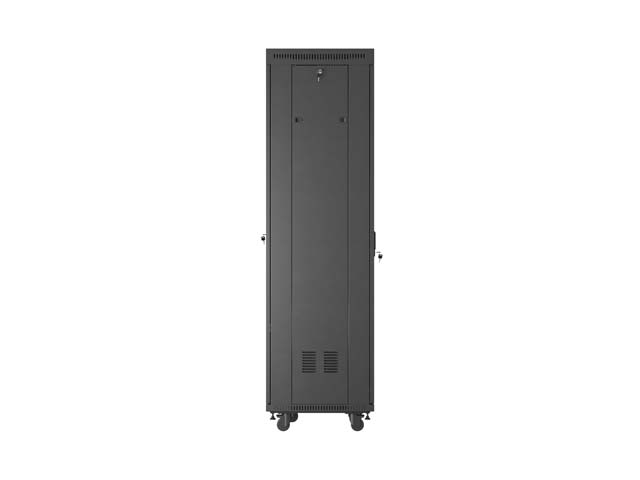 LANBERG 19 42U 600x600 freist. LCD Glastür V2 (FlatPack) sw (Speditionsversand)
