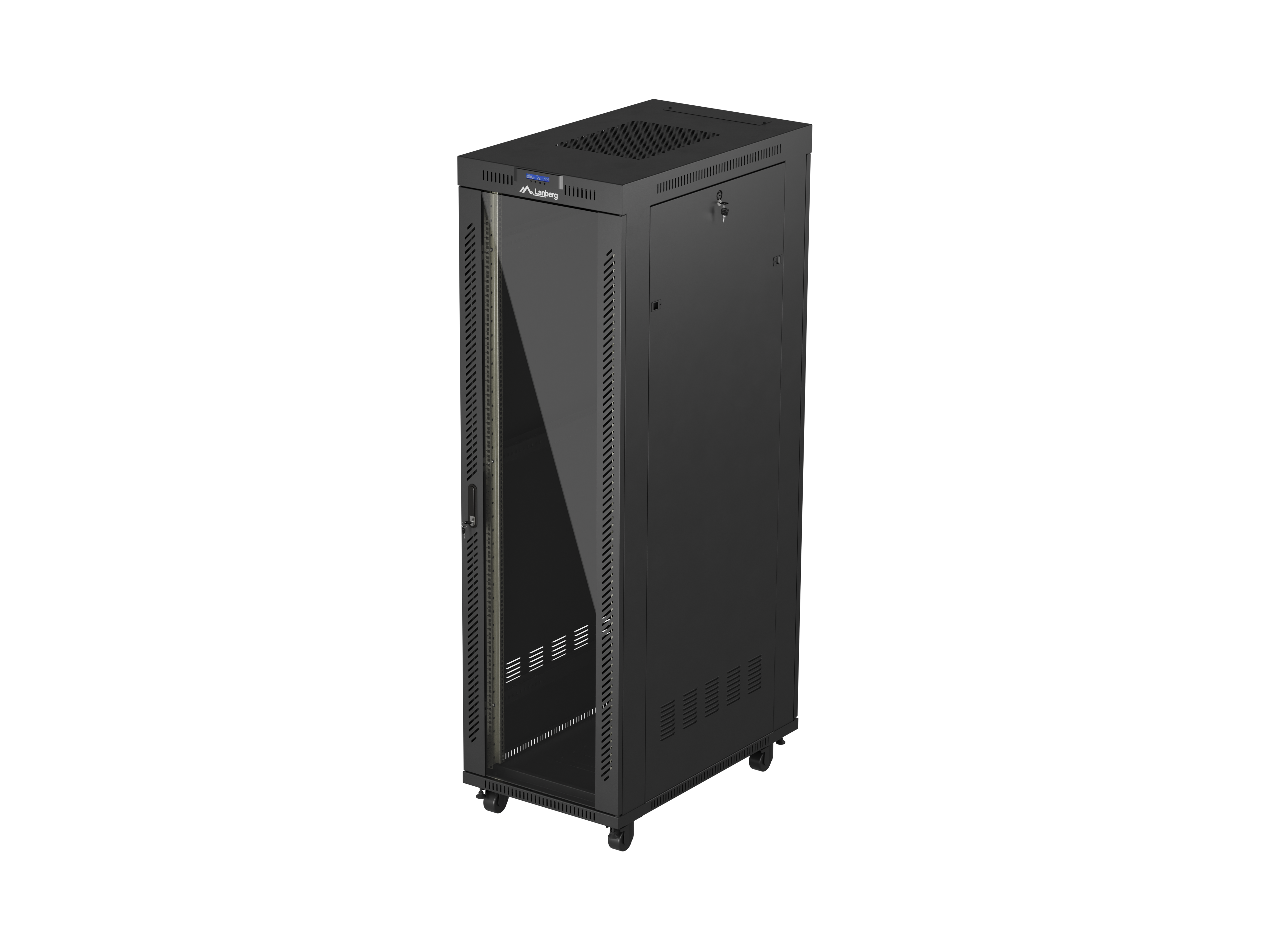 LANBERG FREE STANDING 19" RACK CABINET 42U 600x1000 BLACK