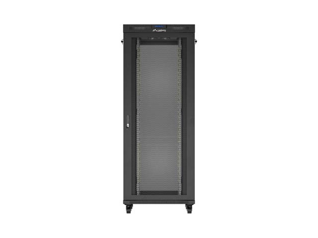 LANBERG 19" 42U 800x1000 freist. LCD perf.Tür(FlatPack)V2 sw (Speditionsversand)