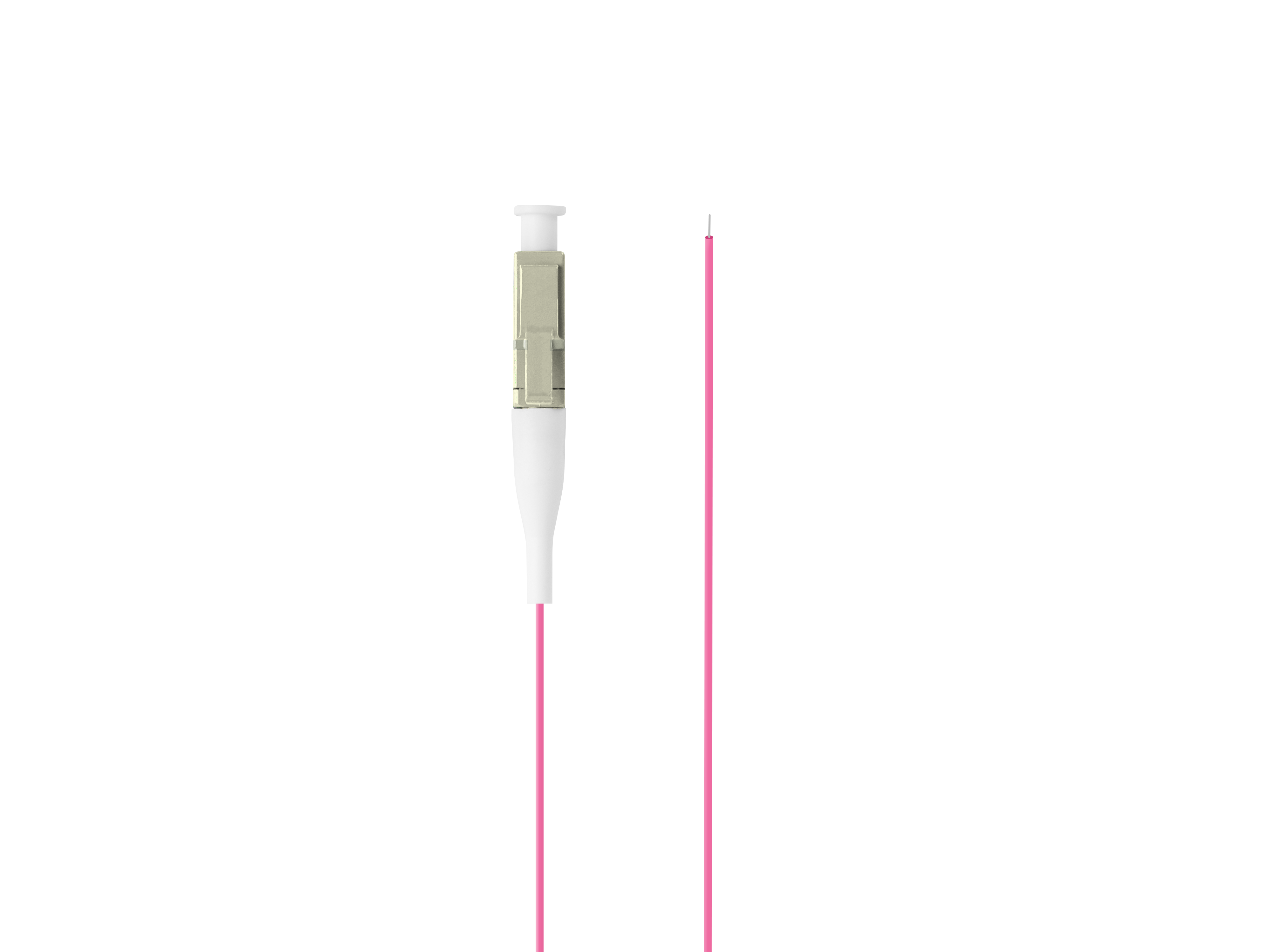 PIGTAIL FIBER OPTIC MM LC/UPC OM4 EASY STRIP 50/125 2M VIOLET LANBERG