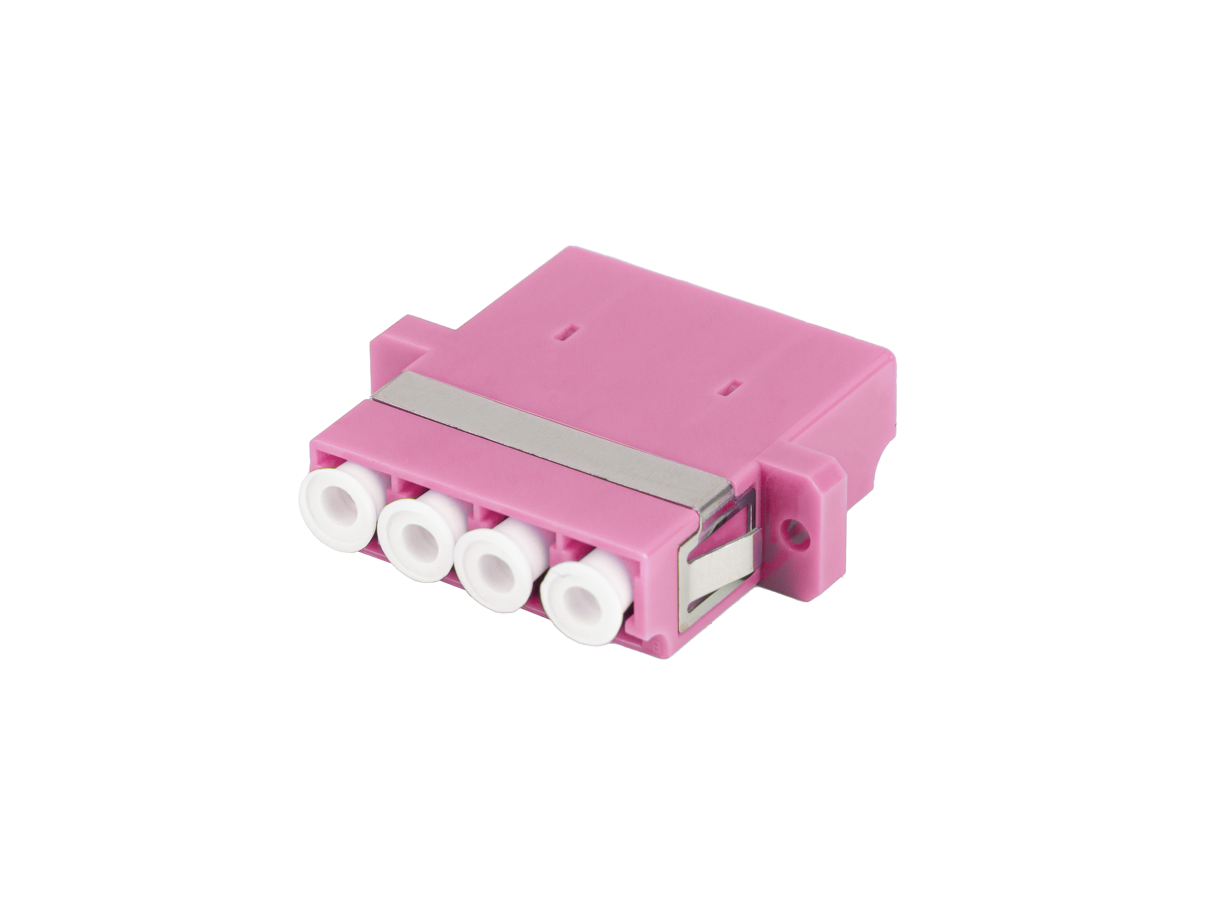 FIBER OPTIC ADAPTER MM LC/UPC QUAD OM4 LANBERG
