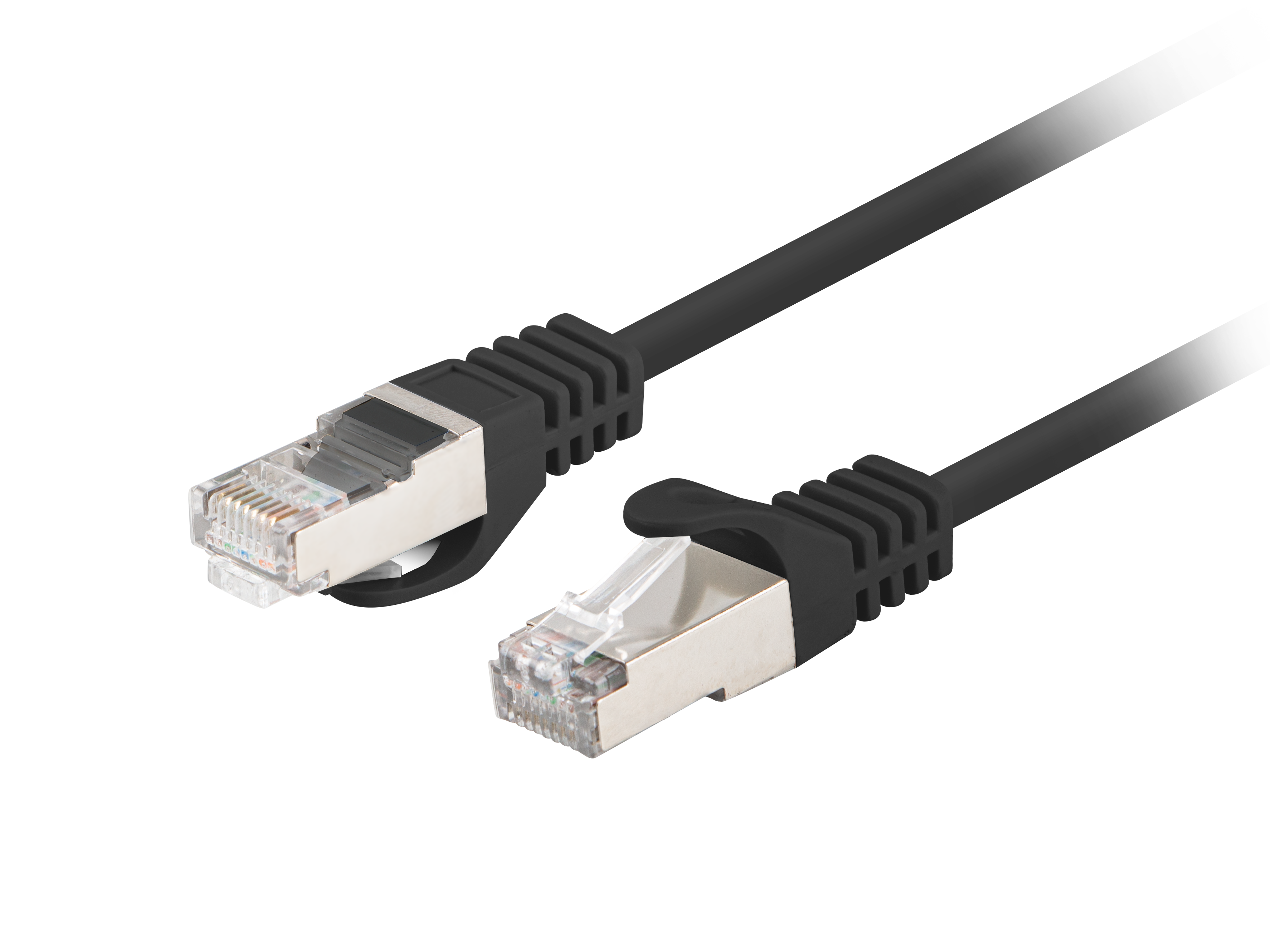 Lanberg PCF6-20CC-0100-BK networking cable Black 1 m Cat6 U/UTP (UTP)