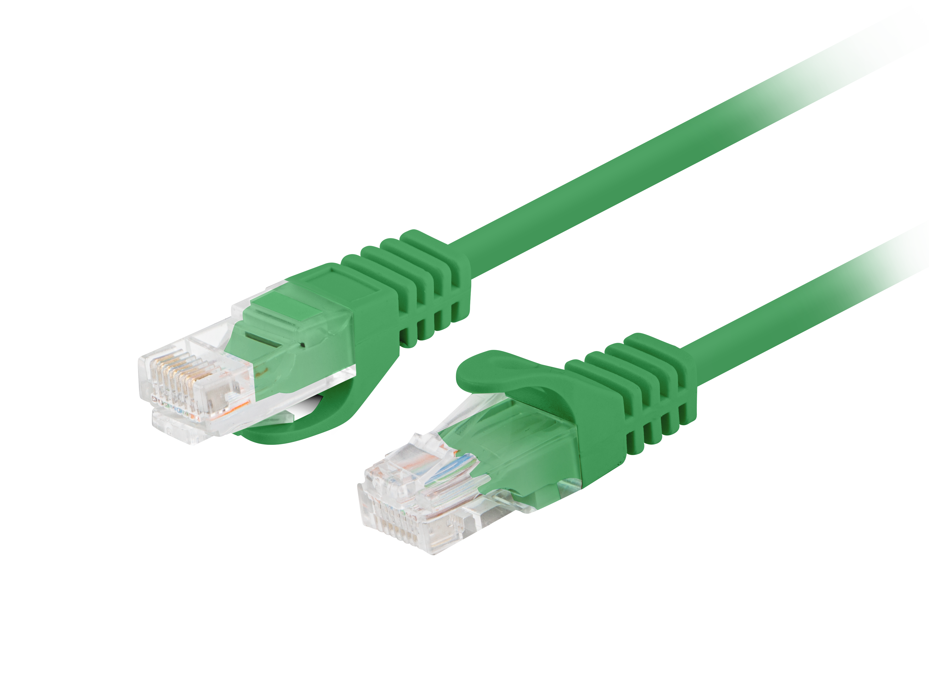 Lanberg Cat.6 UTP Patchcord 0.25m Green (10-Pack)