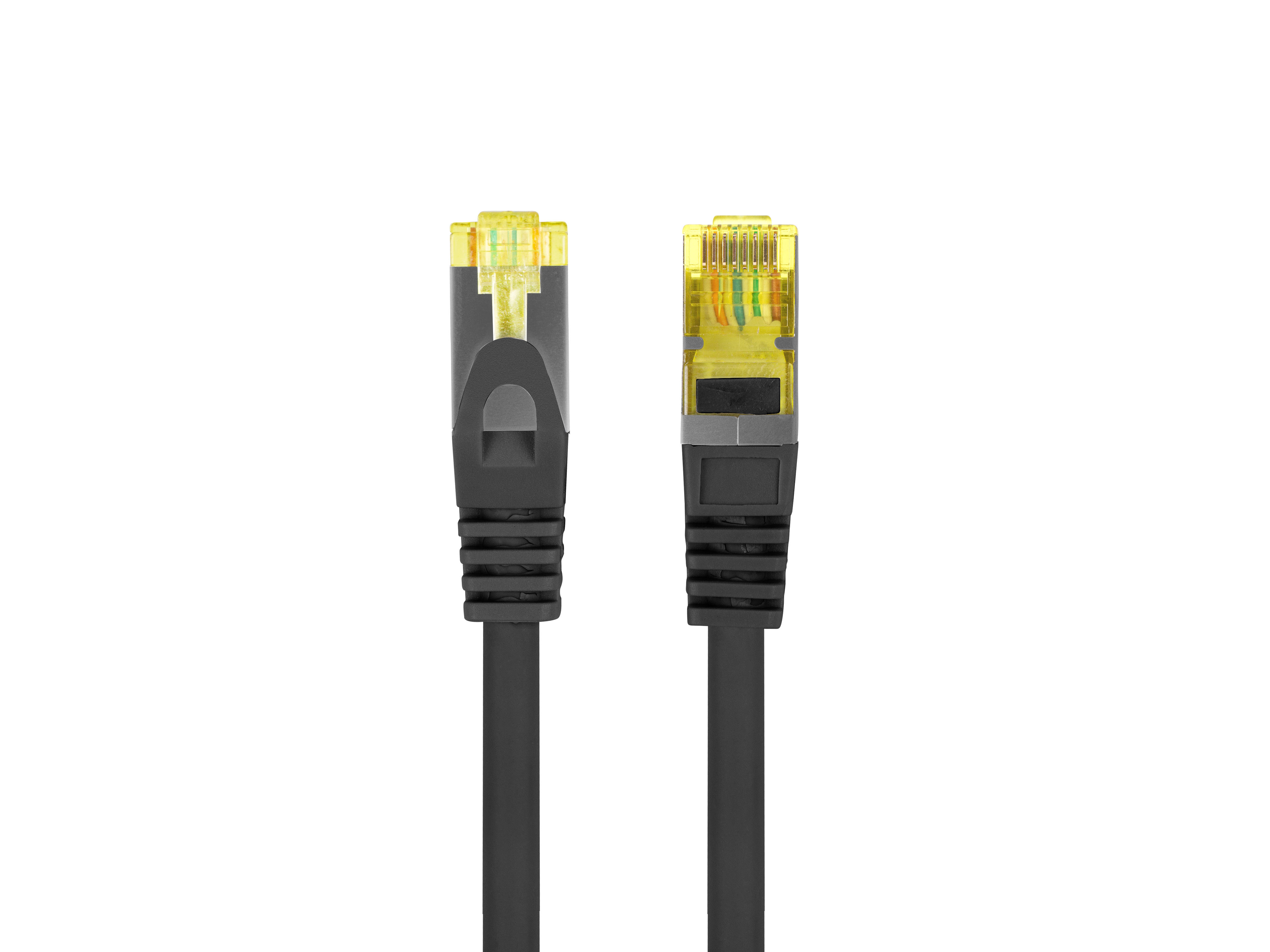 Lanberg PCF6A-10CU networking cable Black 0.5 m Cat6a S/FTP (S-STP)