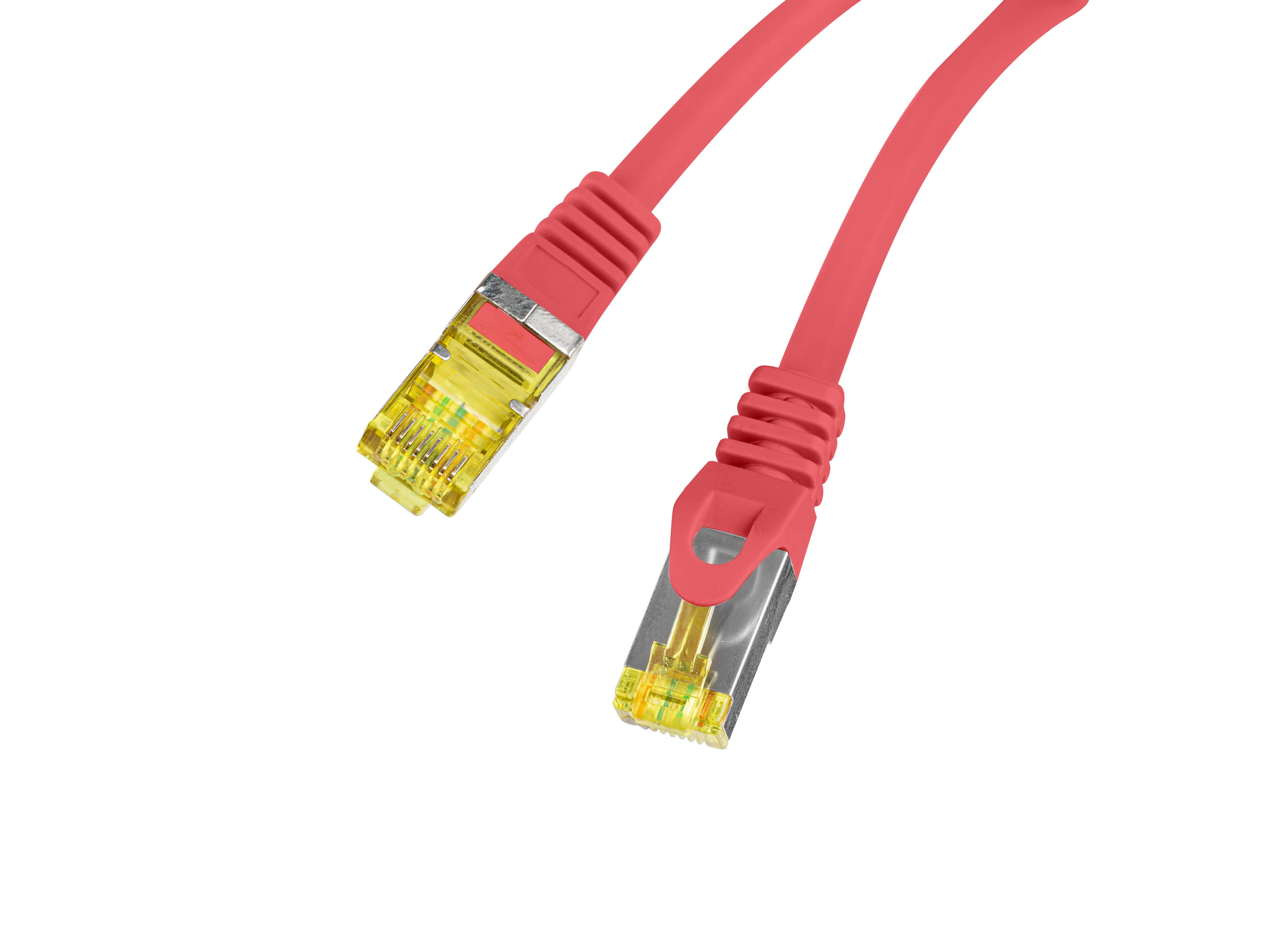 Lanberg PCF6A-10CU networking cable Red 0.25 m Cat6a S/FTP (S-STP)