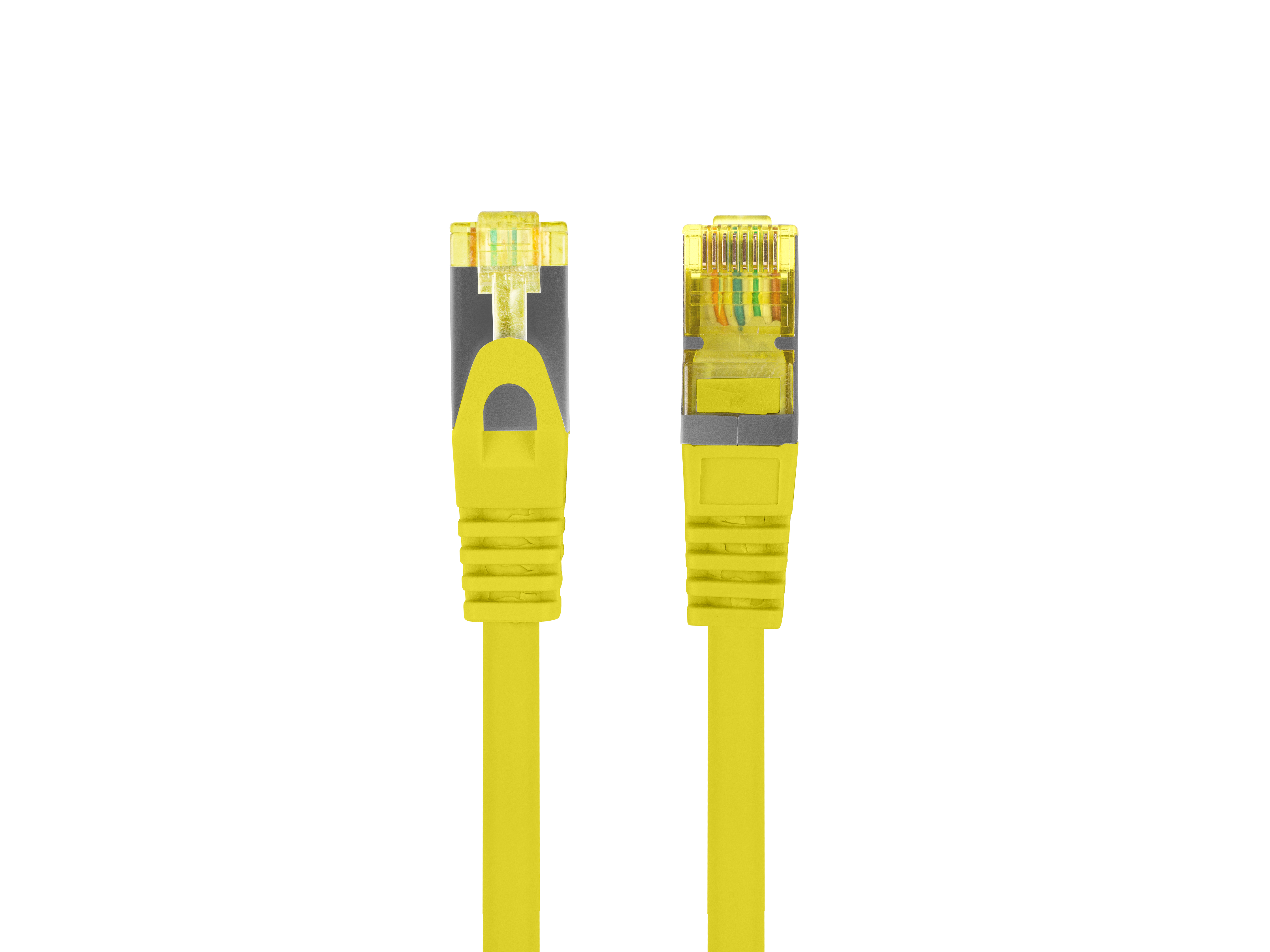 Lanberg PCF6A-10CU-0025-Y networking cable Yellow 0.25 m Cat6a S/FTP (S-STP)
