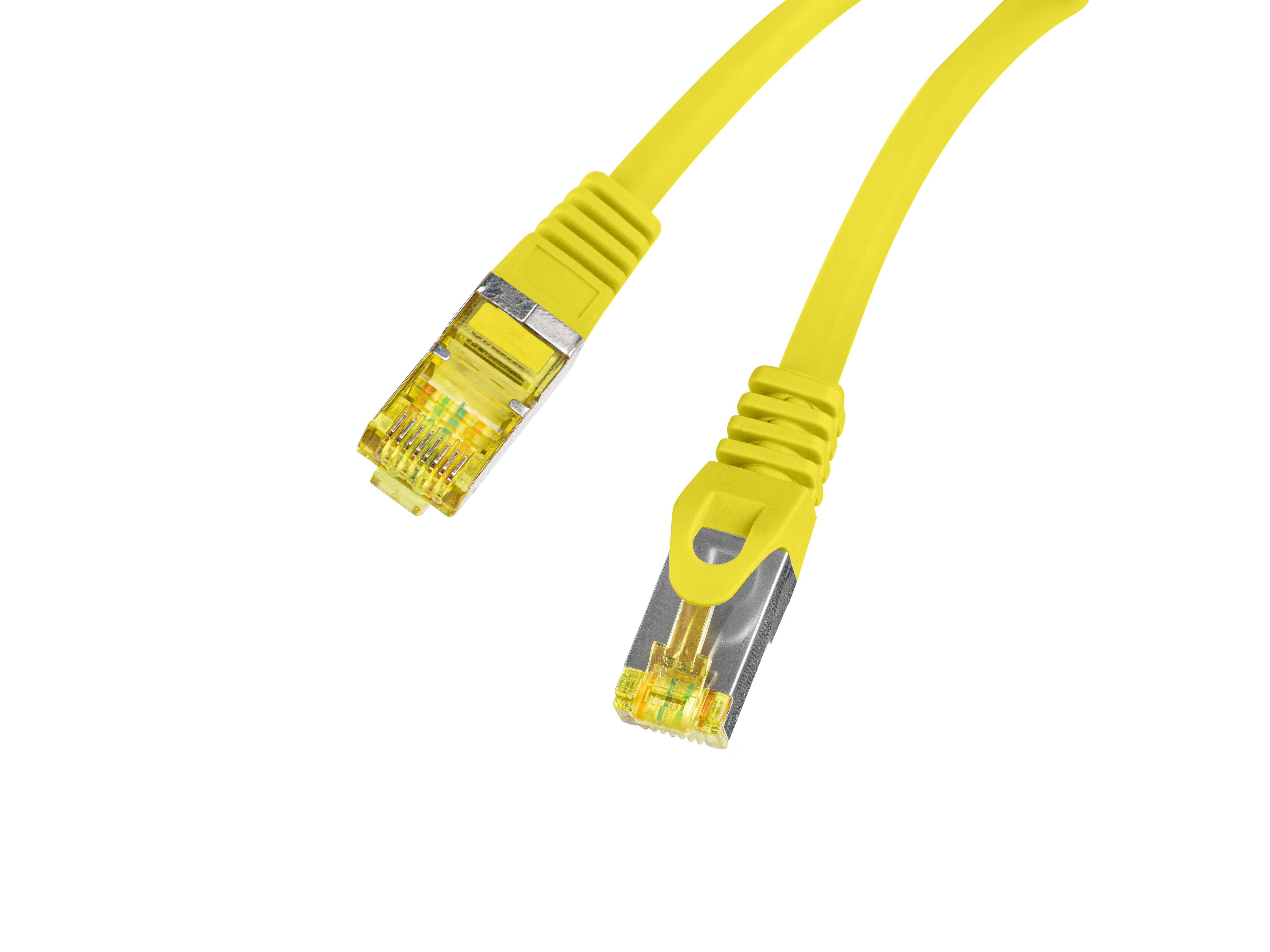 Lanberg PCF6A-10CU networking cable Yellow 2 m Cat6a S/FTP (S-STP)