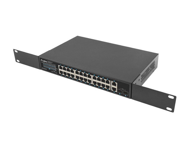 LANBERG Switch 24-Port 1Gb PoE+/­2xGb 2xSFP Rack 19" 360W LANBERG Switch 24-Port 1Gb PoE+/­2xGb 2xSFP Rack 19" 360W