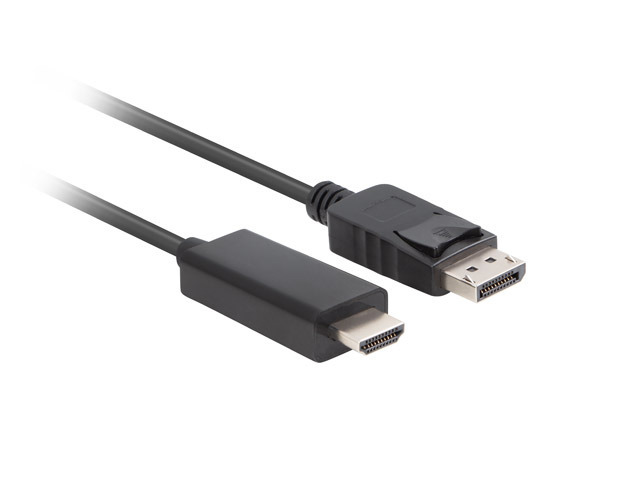 LANBERG Displayport (M)V1.1->HDMI(M) Kabel 1,8m schwarz