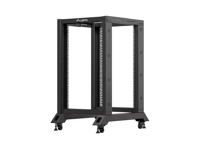 LANBERG 19 18U 600x800 freistehendes, offenes Rack schwarz 19 Gehäuse
