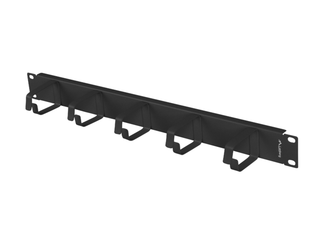 CABLE MANAGMEMENT 5 RINGS TYPE B 1U BLACK LANBERG 19"