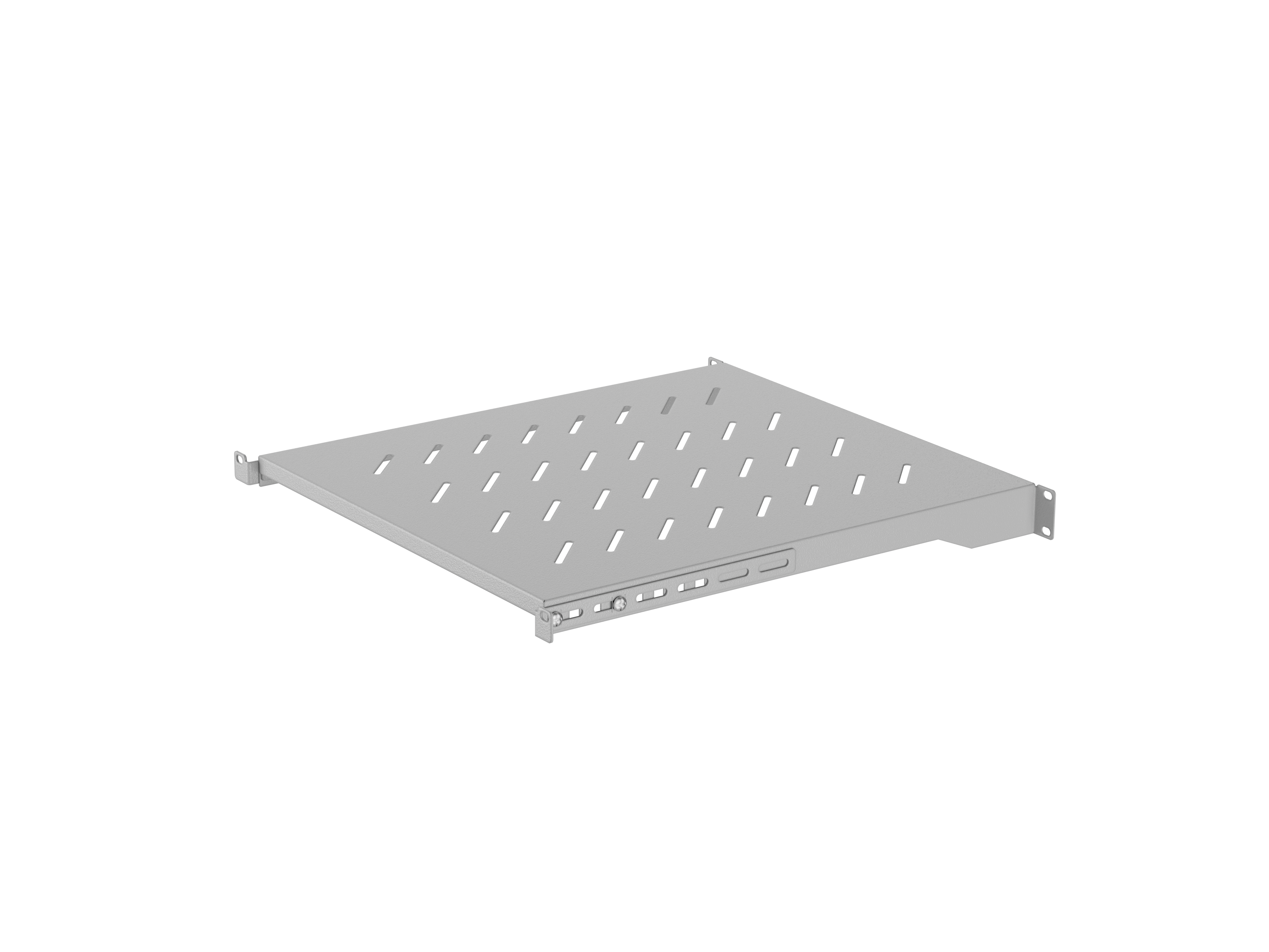 Lanberg 19" 800mm Rack Shelf (1U/ 483 x 500 mm, load capacity up to 25 kg, 4-point mounting)