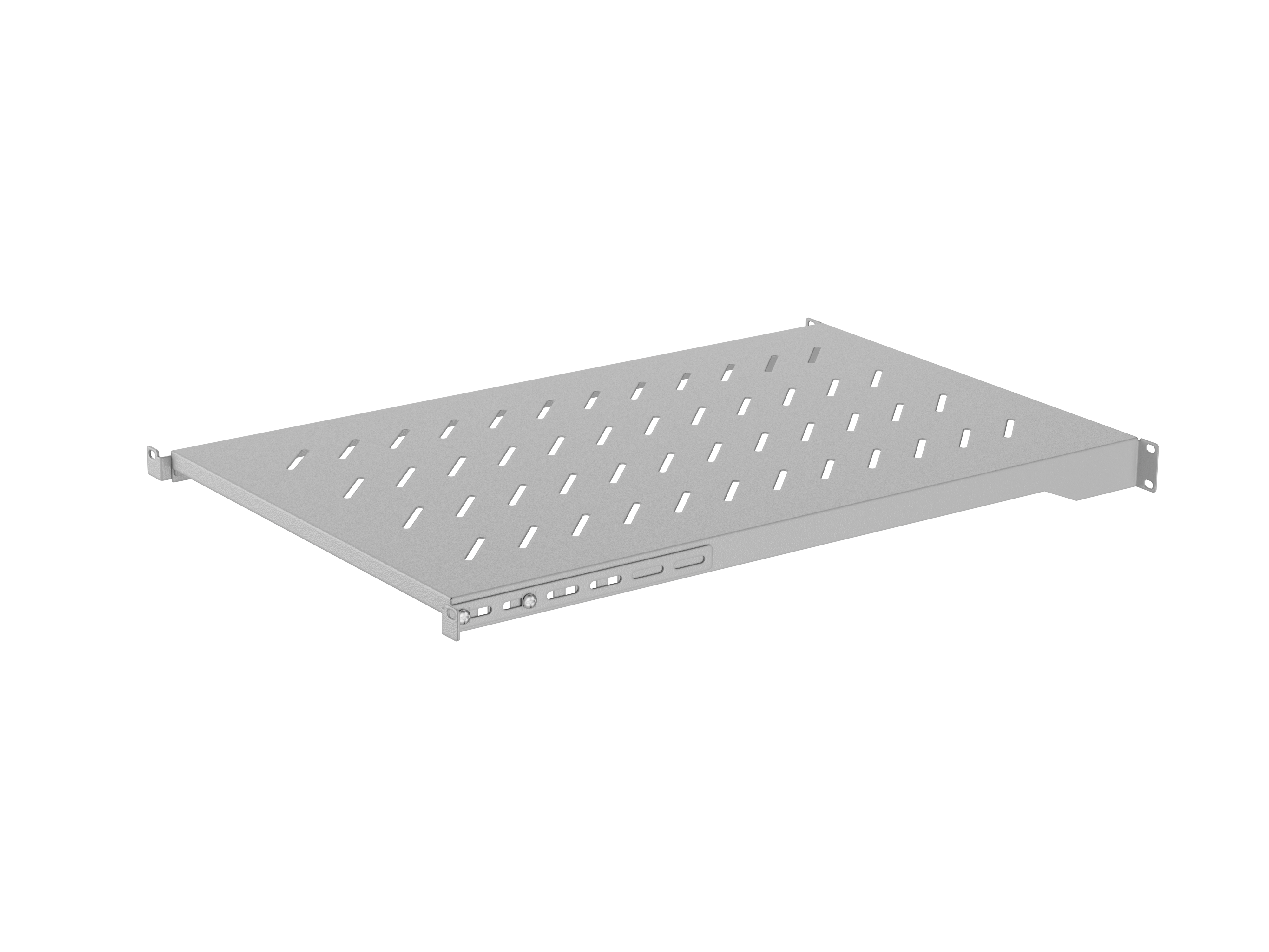 SHELF FOR 19" CABINETS 1000MM GREY LANBERG (1U/483X700MM LOAD CAPACITY UP TO 25KG, 4-POINT MOUNTING)