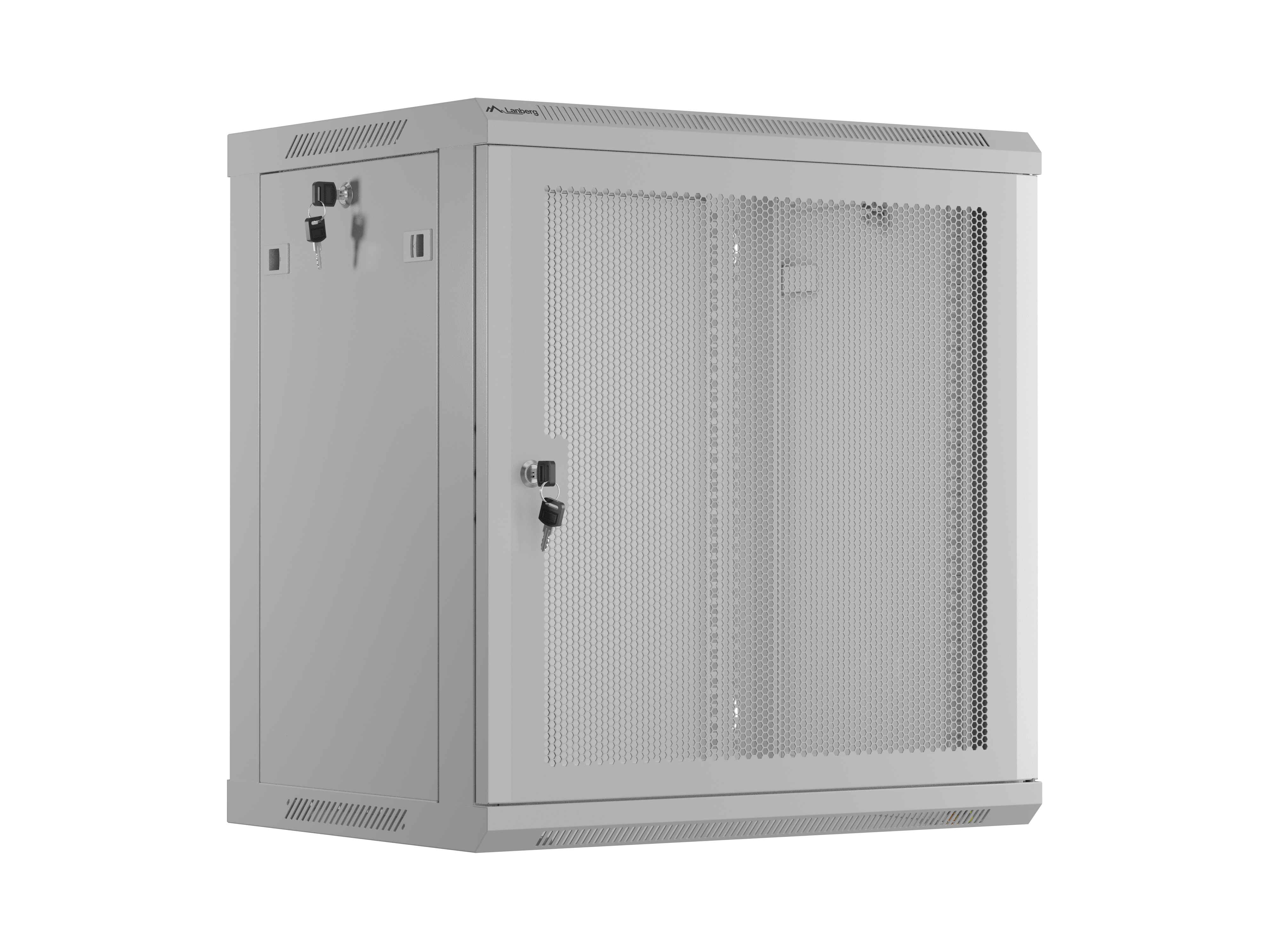 19 12U 600X450 Perforated Door Grey Rack Cabinet