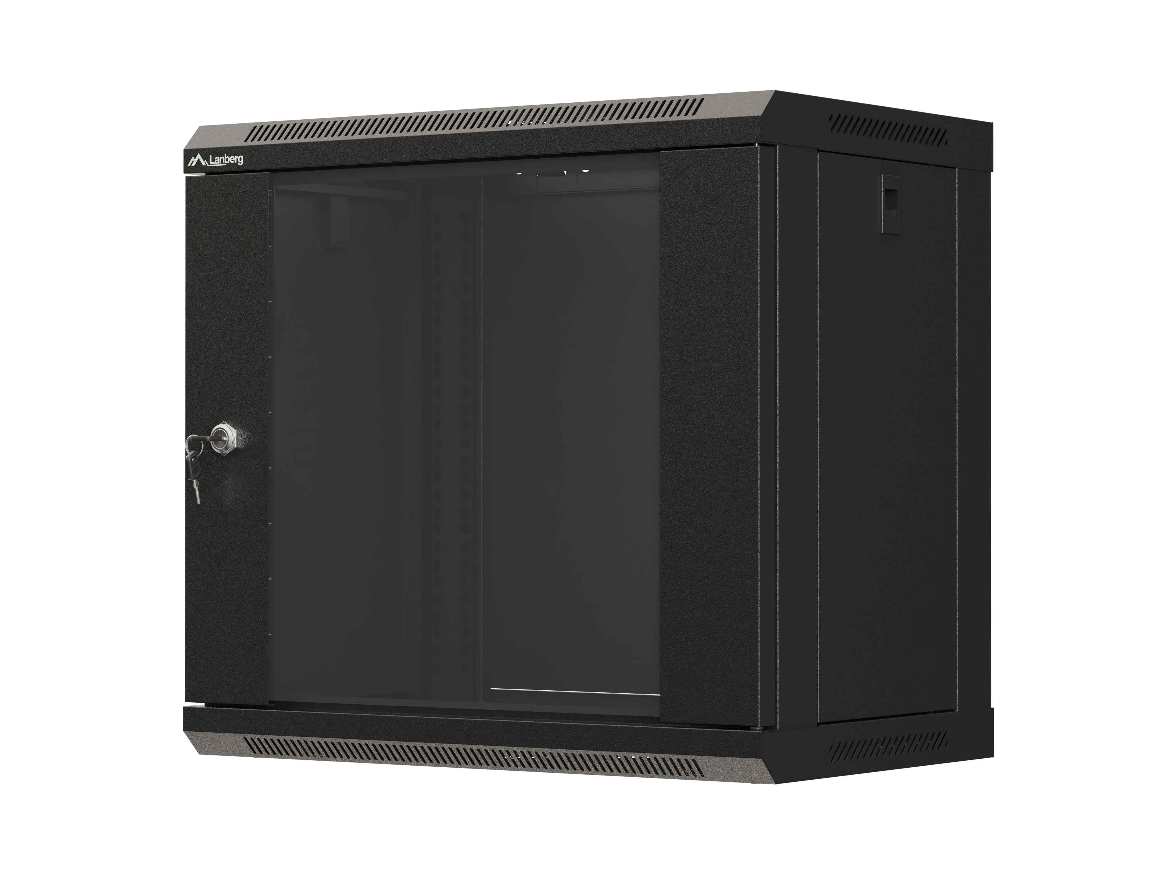 Lanberg WF03-5309-10B rack cabinet 9U Wall mounted rack Black