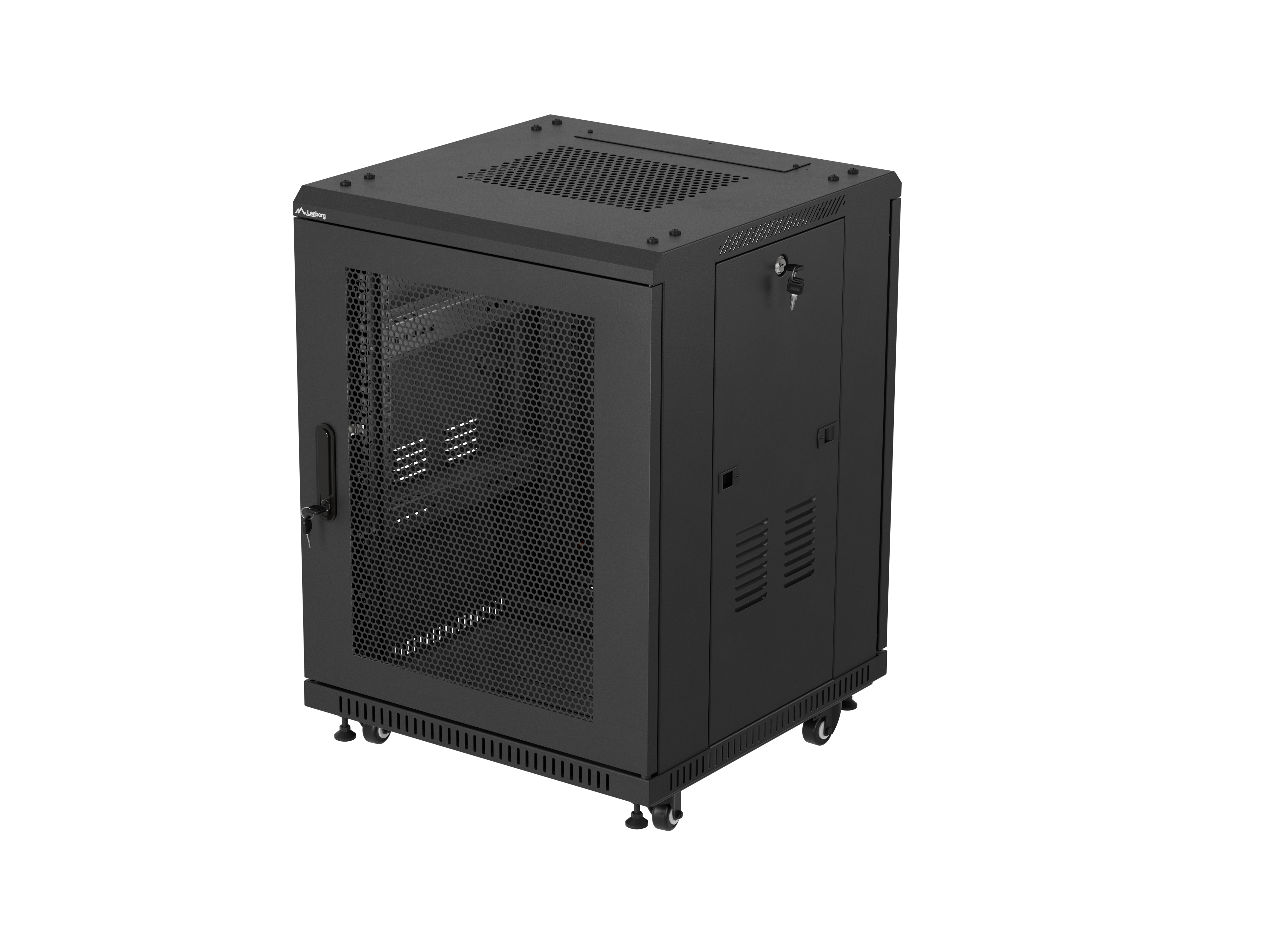 19" Free Standing Rack Mount Cabinet 15U 600x600 b