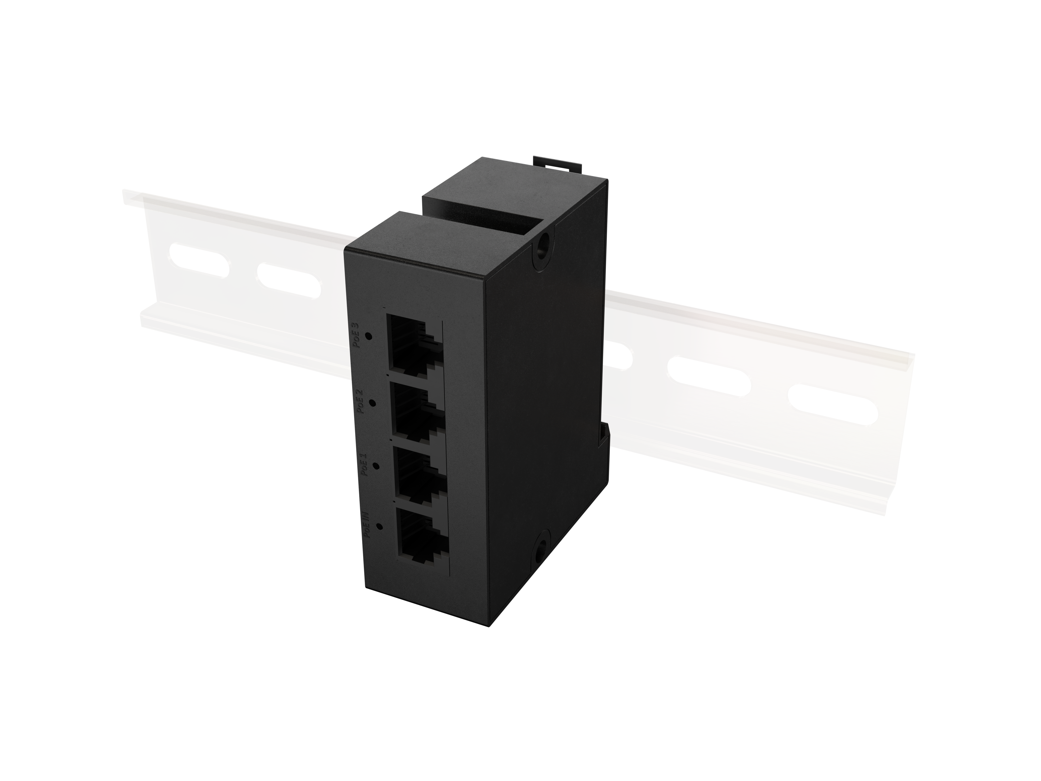 LANBERG SWITCH POE EXTENDER 1XIN 3XOUT DIN 30W