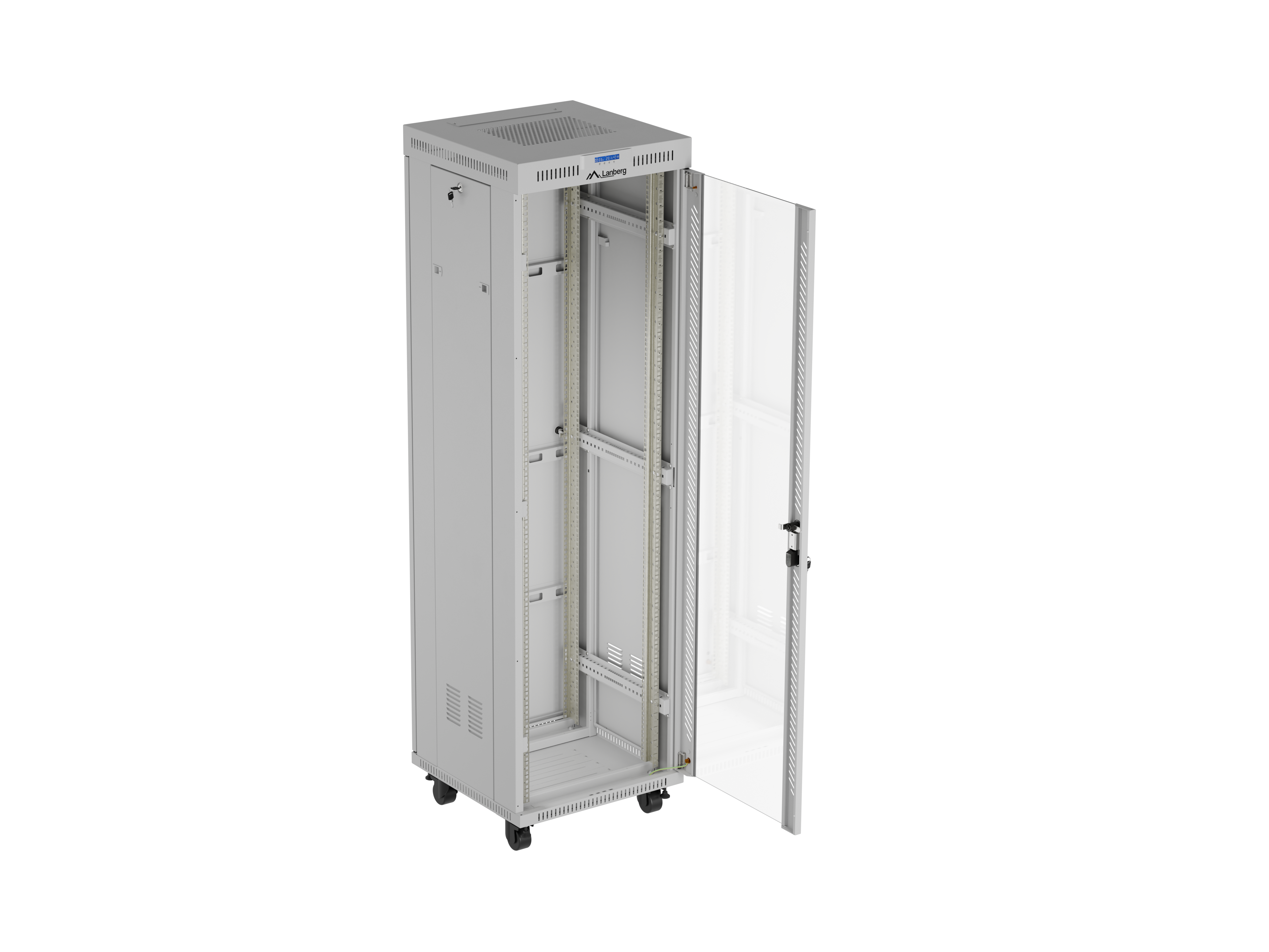 Lanberg FF01-6642-12SL rack cabinet 42U Freestanding rack Grey