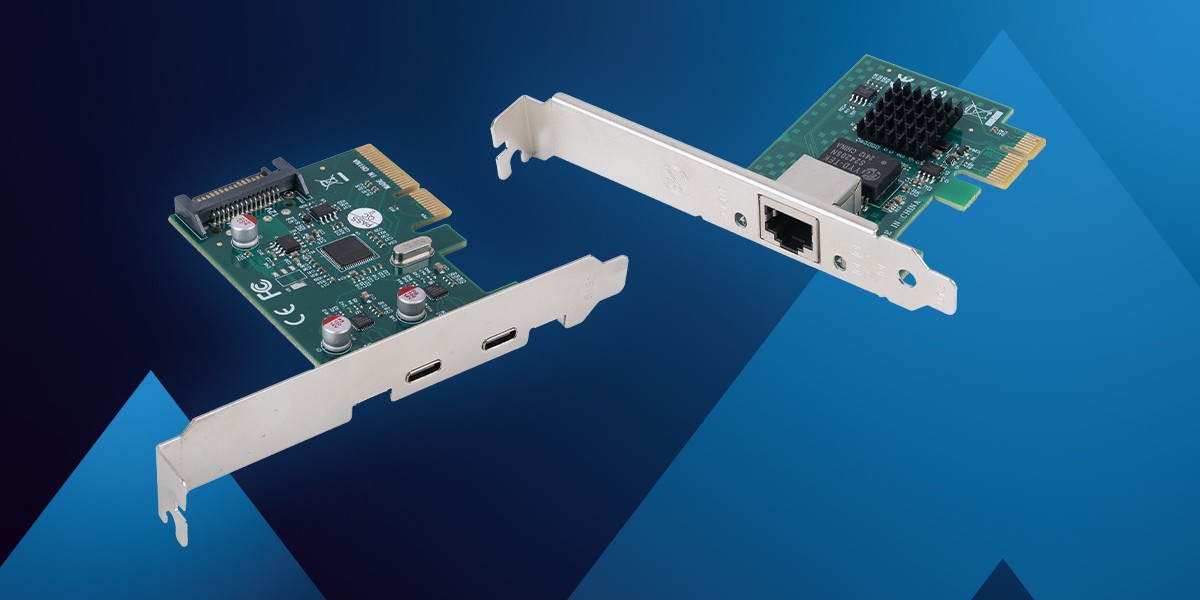Lanberg PCI Express Cards: 2.5G Ethernet and USB-C 10 Gb/s