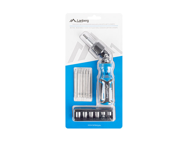 TOOLKIT WITH RATCHET SCREWDRIVER ANGULAR 6 SOCKETS 6 BITS LANBERG | Lanberg